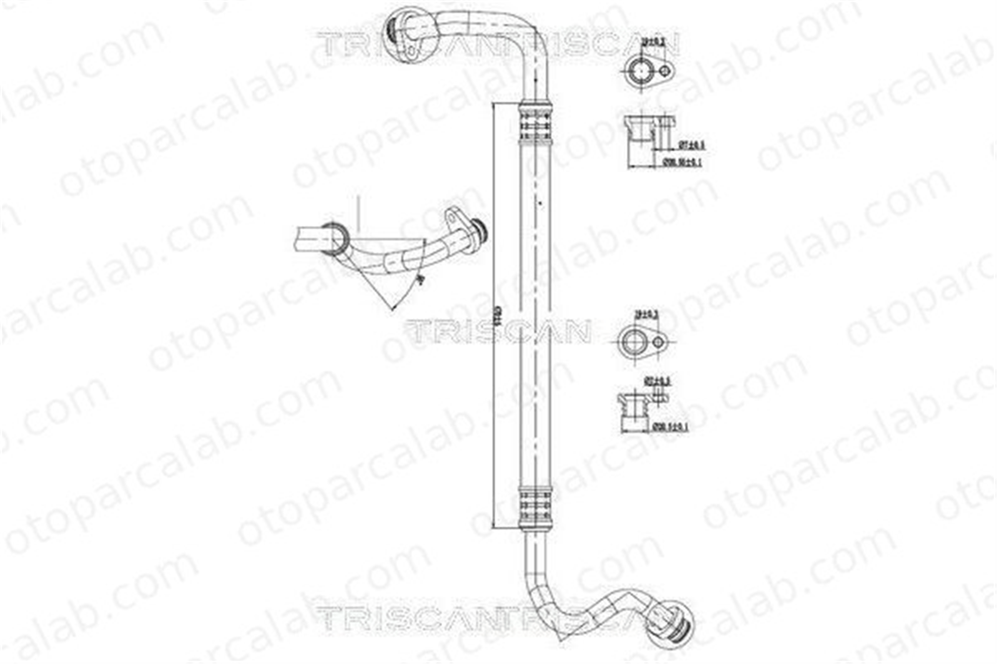 PSA ORJINAL 9806581680 Klima Hortumu PEUGEOT 5008 II 508 II 9806581680 9839379180