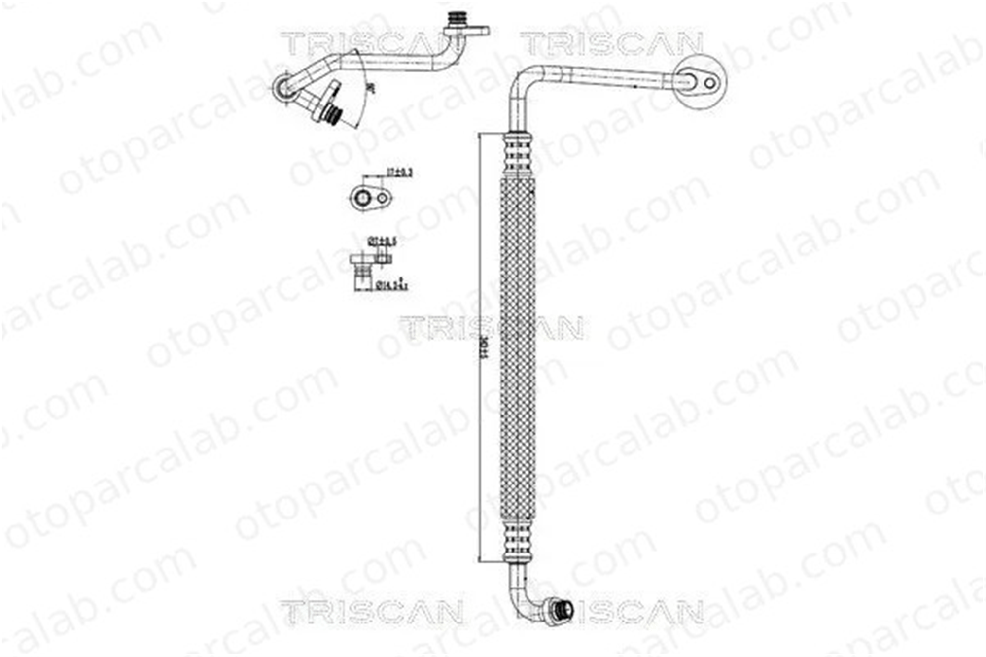 PSA ORJINAL 9826365880 Klima Hortumu CITROËN C4 X OPEL CORSA F 9826365880