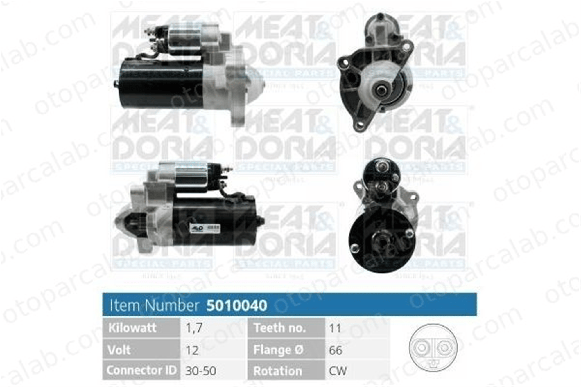 PSA ORJINAL 9827007180 Marş Dinamosu CITROËN BX BX Break 9827007180 71716562