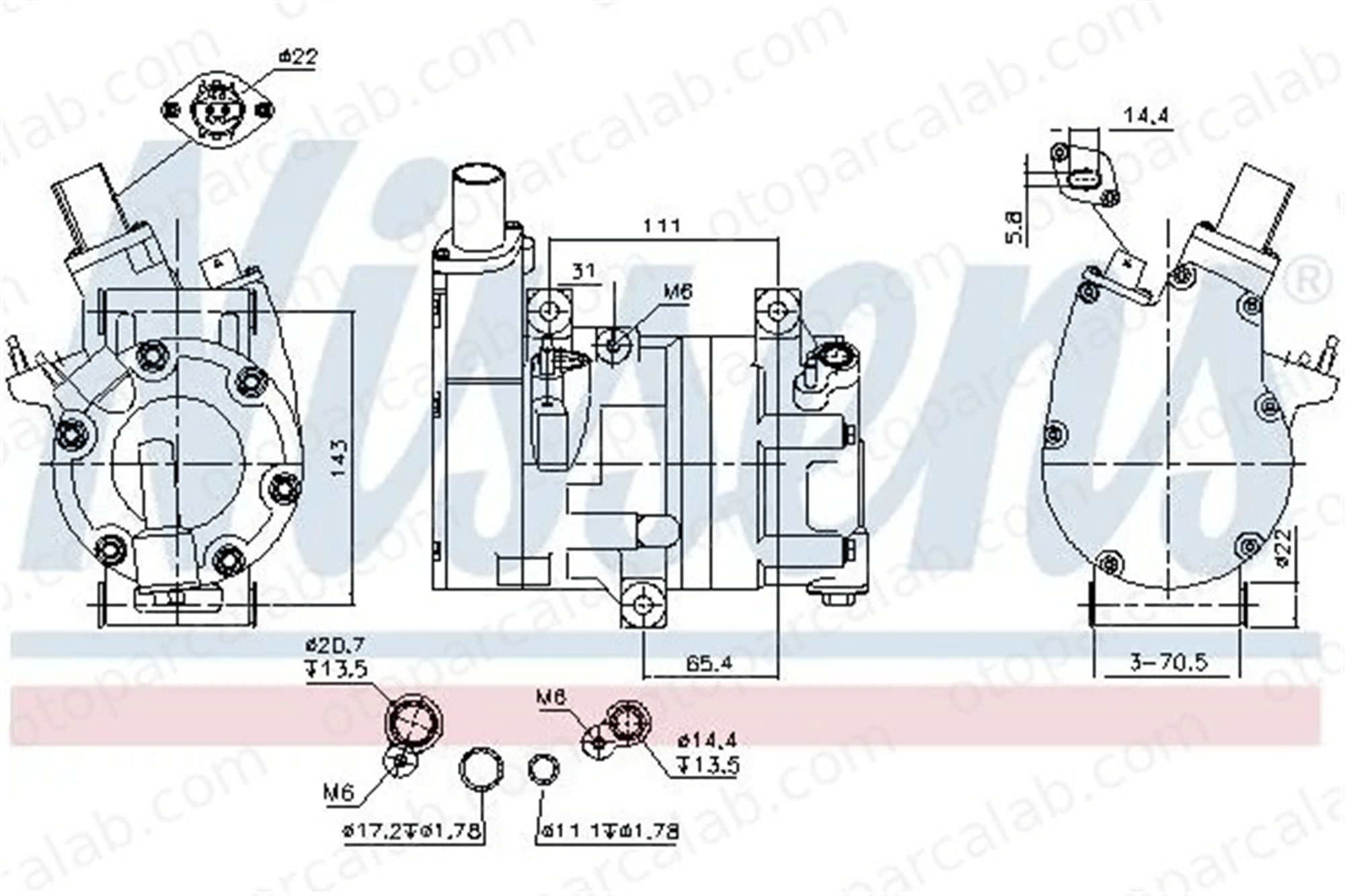 PSA ORJINAL 9840514880 Klima Kompresörü CITROËN SPACETOURER Minibüs/Otobüs OPEL ZAFIRA LIFE Minibüs/Otobüs 9840514880