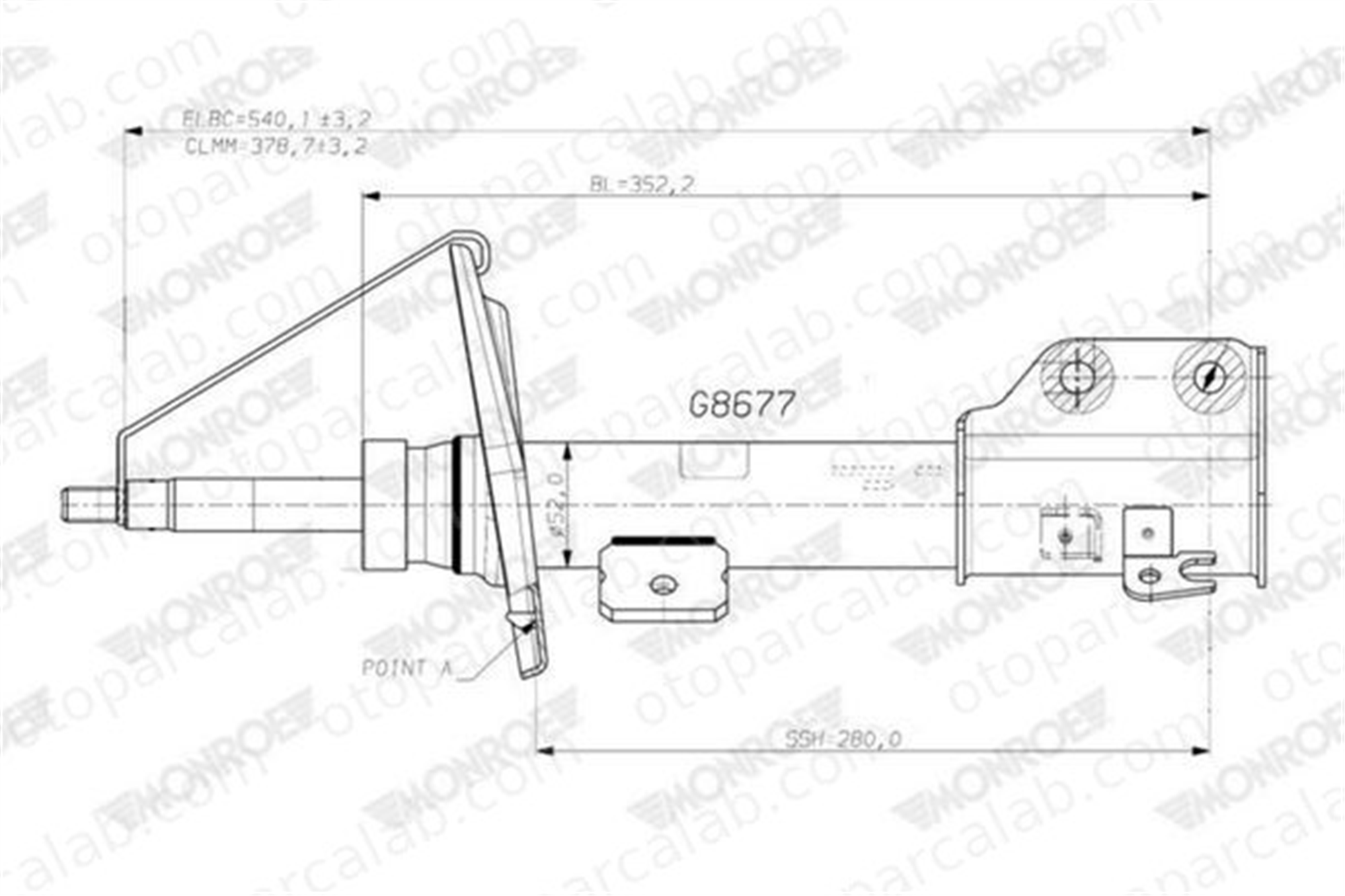 PSA ORJINAL 9844510780 Amortisör Ön Sol PEUGEOT 2008 II DS DS 3 CROSSBACK 9844510780 9831086680
