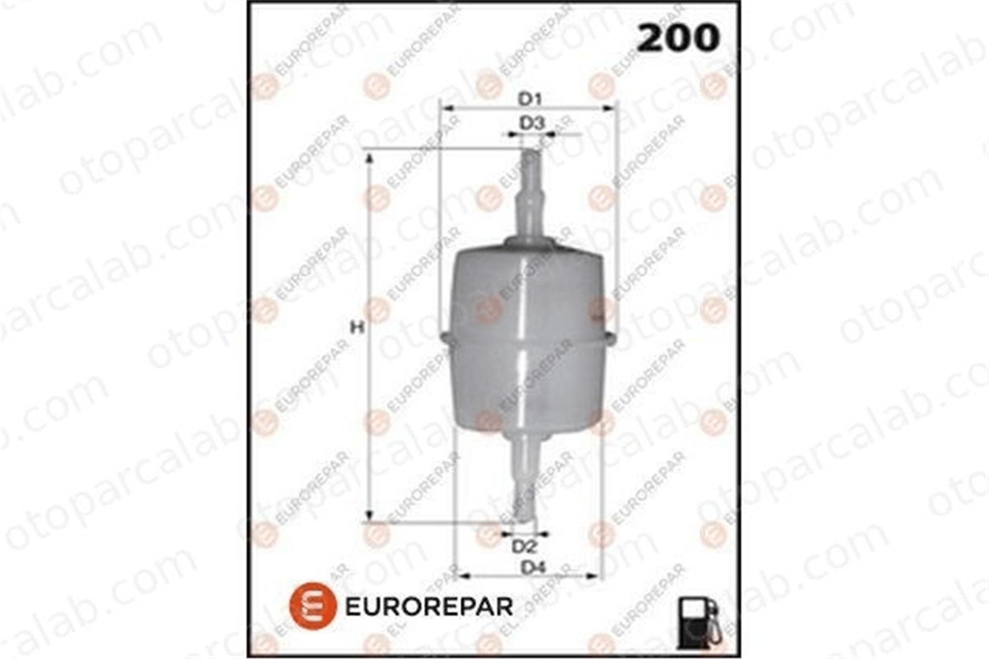 PSA ORJINAL E145057 Yakıt Filtresi CITROËN BX ALFA ROMEO 33 E145057 119003206100