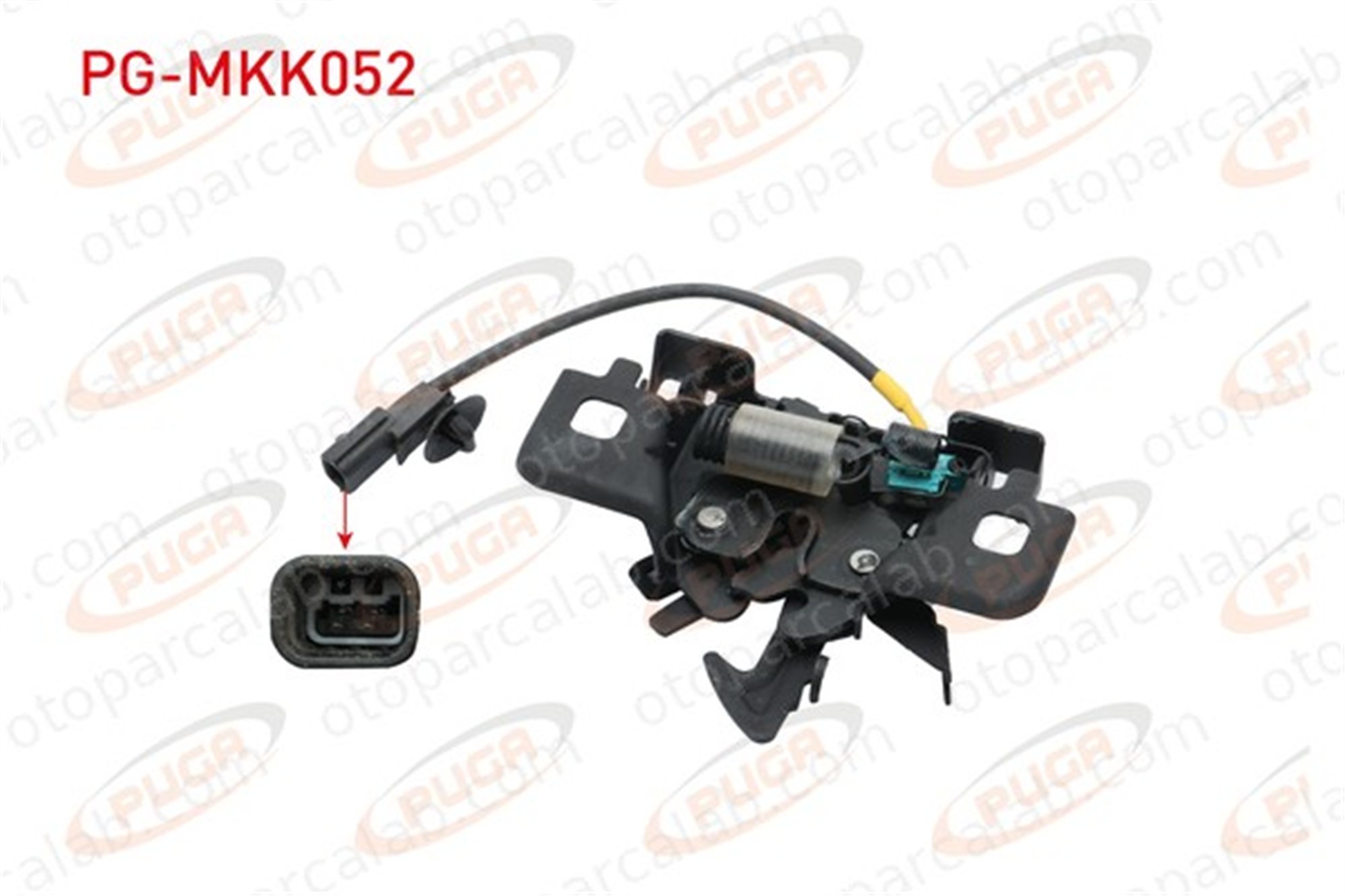 PUGA MKK052 Motor Kaput Kilidi RENAULT CLIO IV TRAFIC III Minibüs/Otobüs 6000618153 656015563R