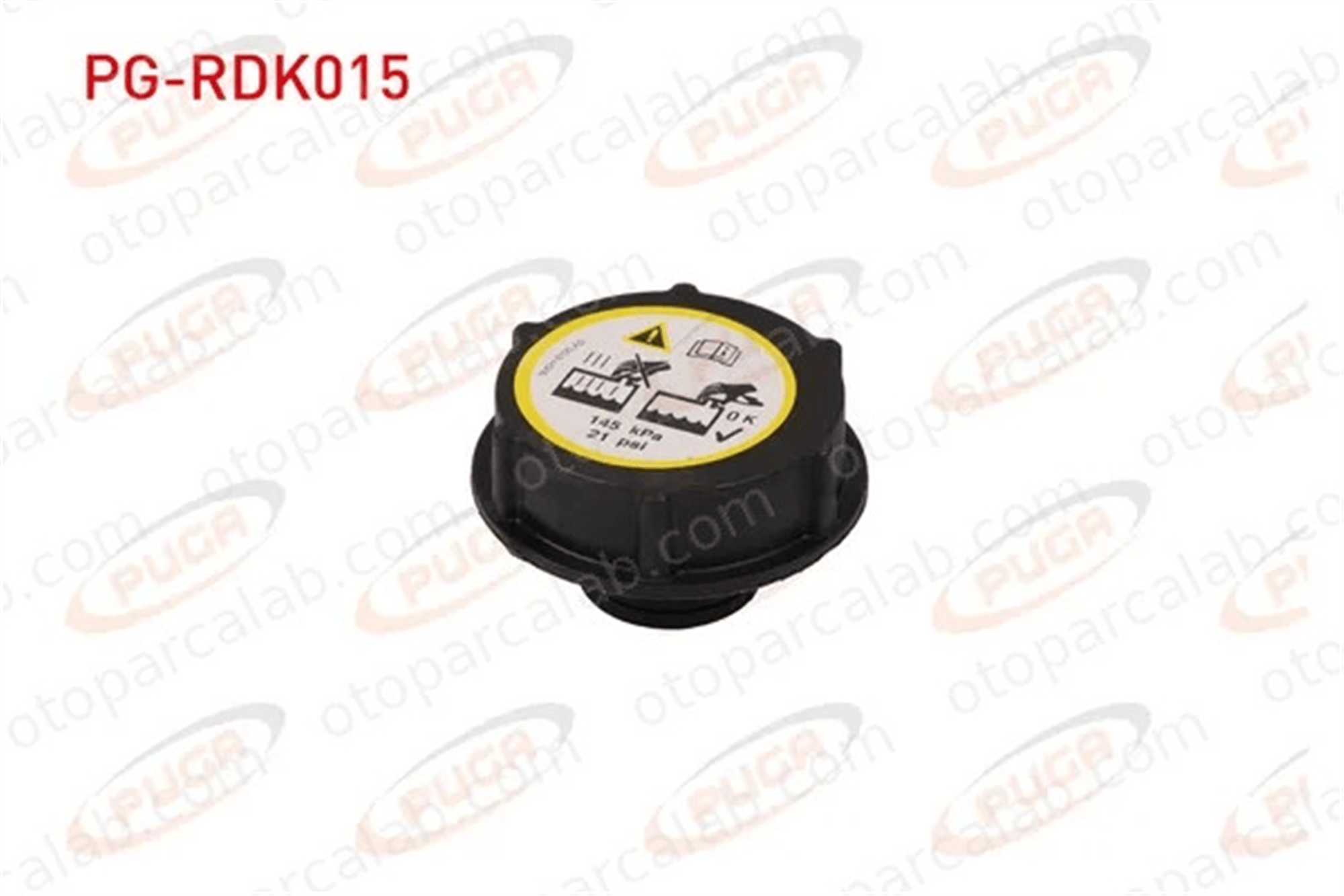 PUGA PG-RDK015 Radyatör Yedek Su Depo Kapağı VOLVO V70 III S80 II 1224233 3M5H8100AC