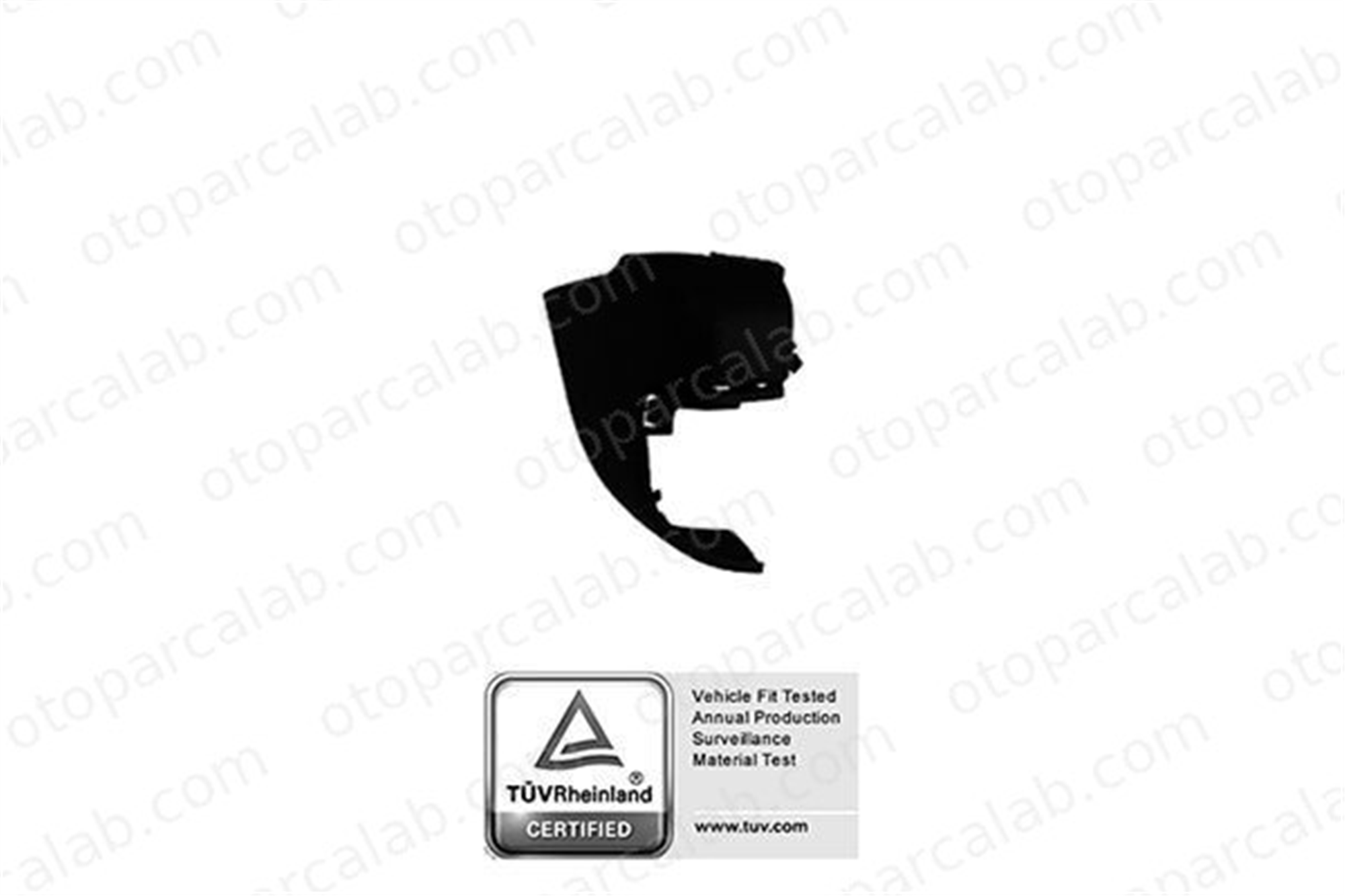 PULO PG-PT08-B1 Tampon Köşesi Arka Sol CITROËN BERLINGO MULTISPACE PEUGEOT PARTNER Kasa/büyük limuzin 7410FN 16800240XT