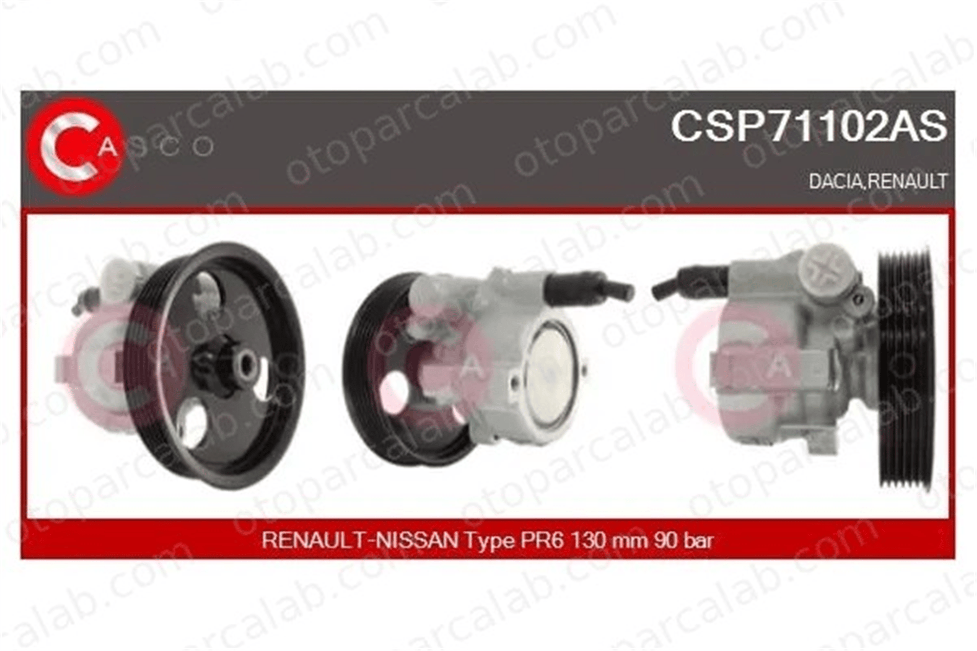 RAMSAN 211243 Direksiyon Pompası RENAULT CLIO II KANGOO Express 491106541R 491100699R
