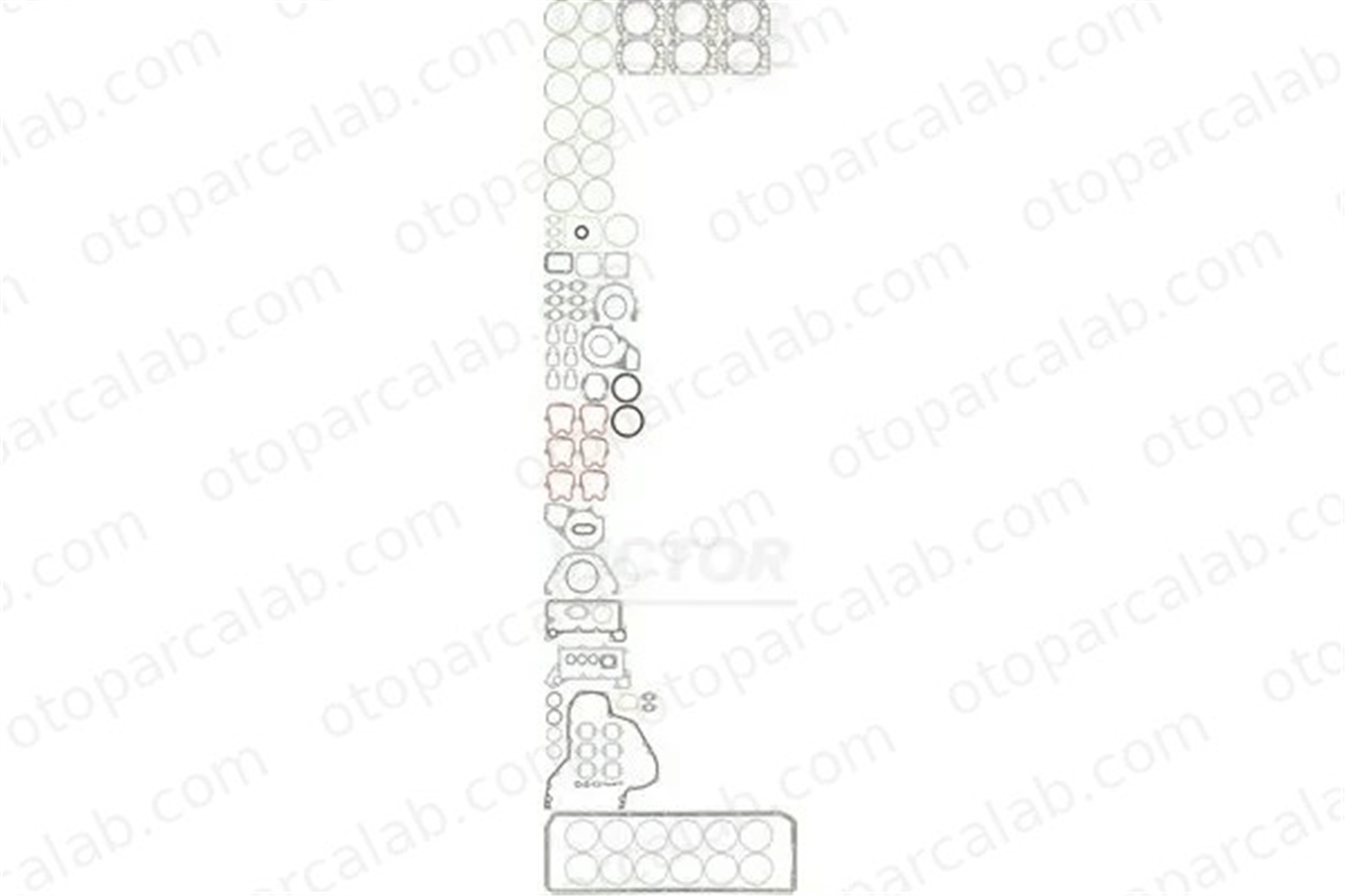 REINZ 01-25110-38 Takım Conta MAN F90 TGS I 12511038 01-25110-38