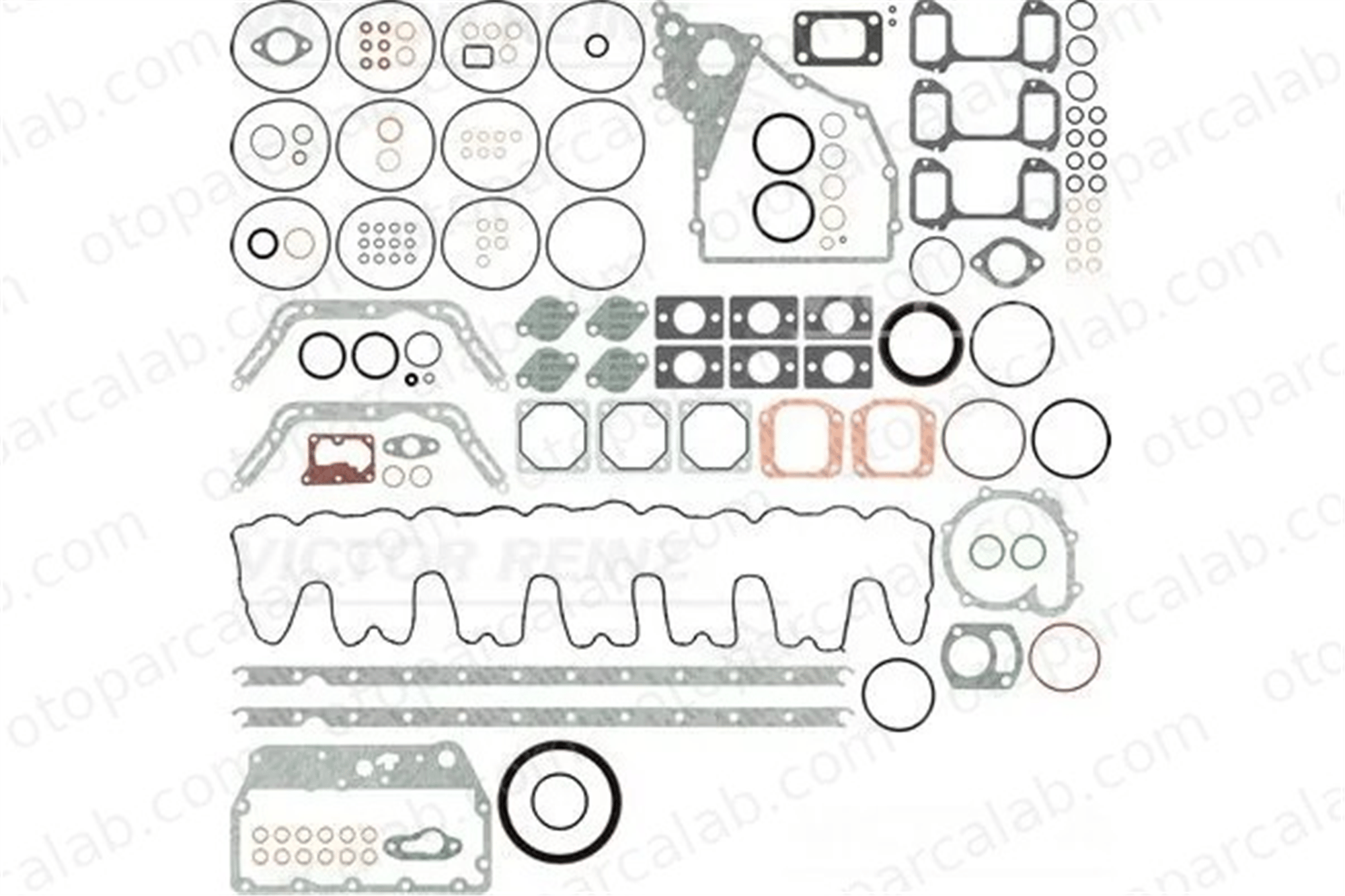 REINZ 01-38971-01 Takım Conta DEUTZ-FAHR AGROTRON DX 13897101 01-38971-01