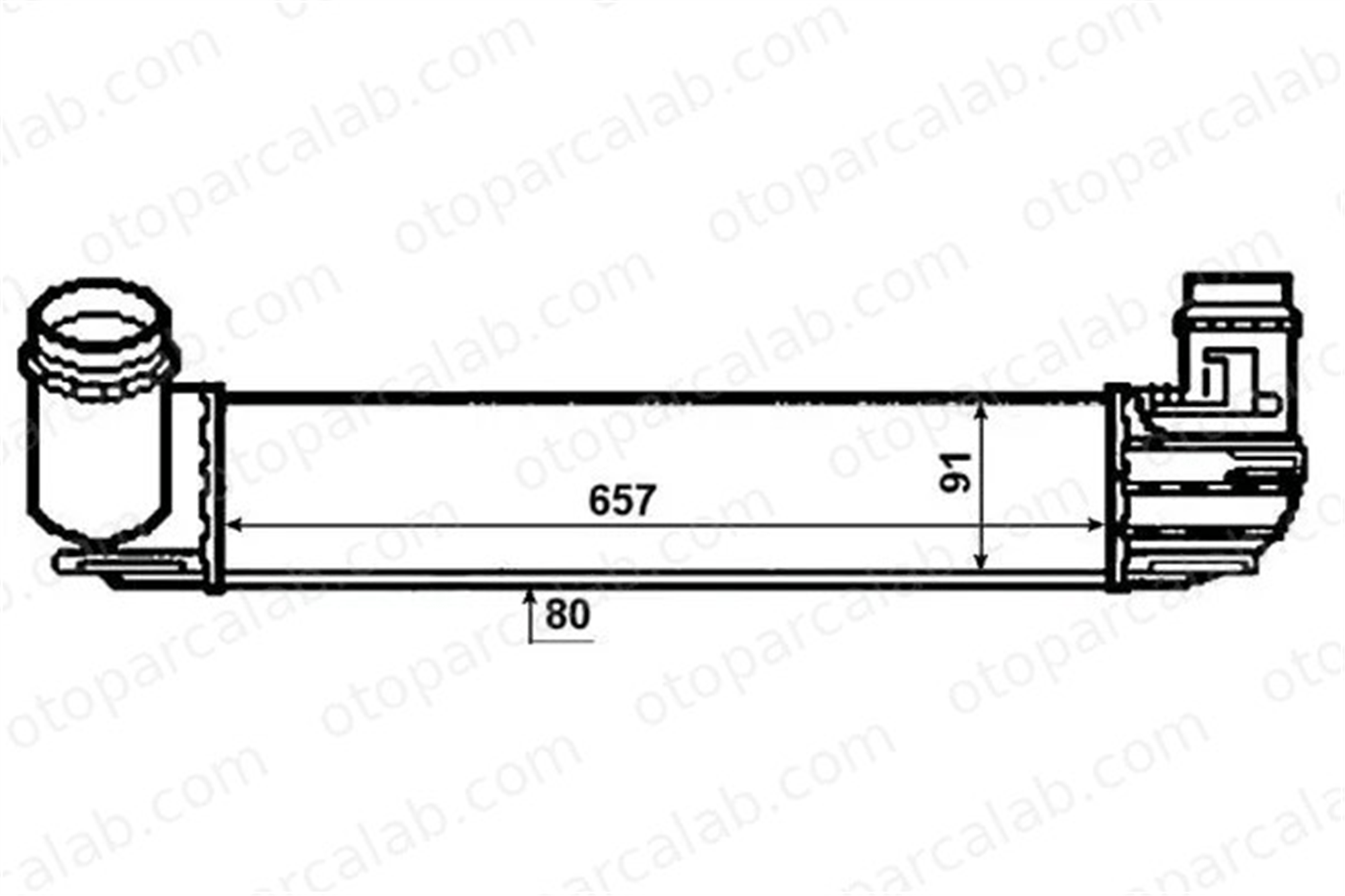 RENAULT ORJINAL 144961285R Turbo Radyatörü RENAULT MEGANE III Coupe MEGANE III Grandtour 144961285R 144960006R