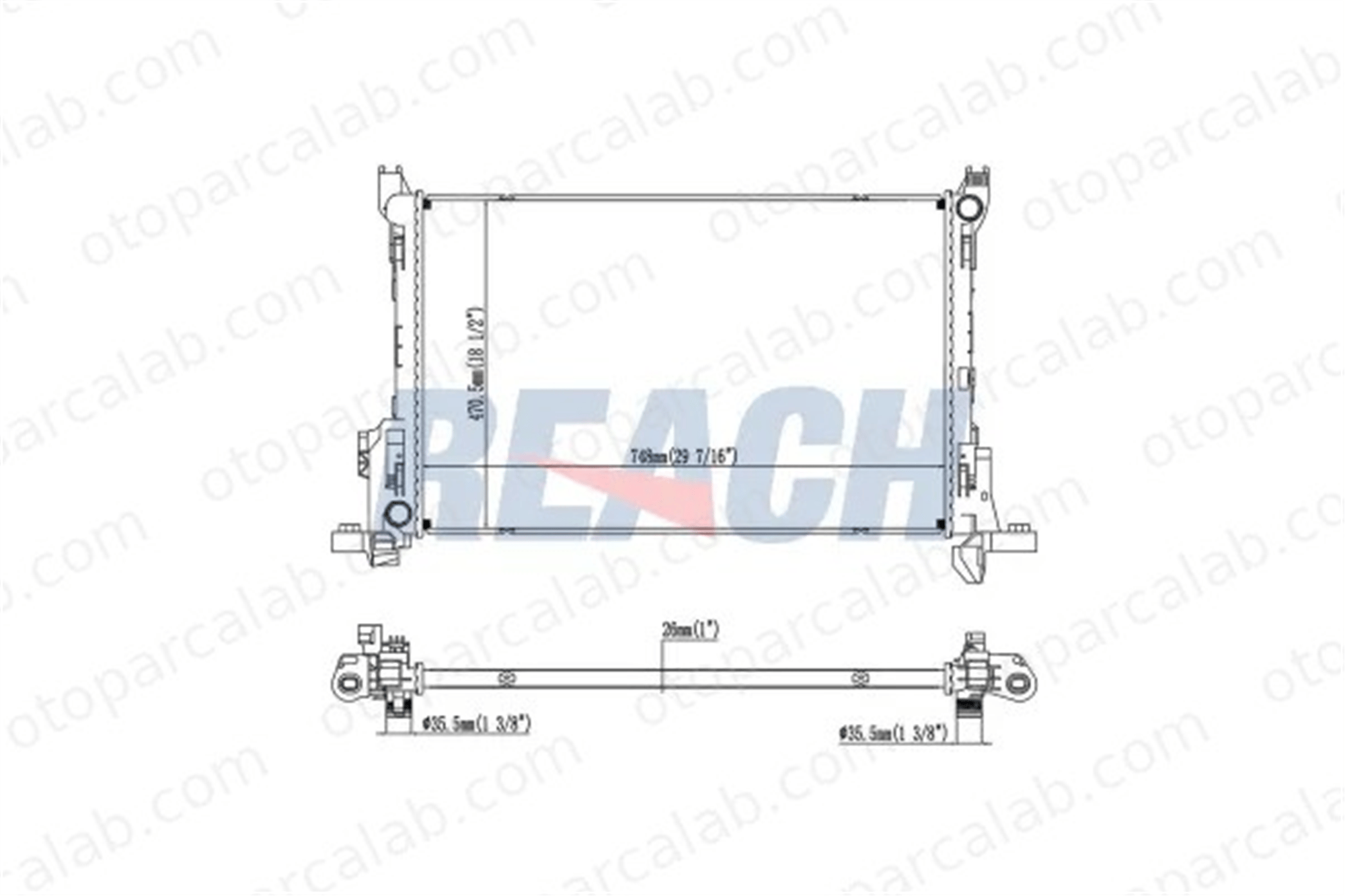 RENAULT ORJINAL 214104966R Su Radyatörü RENAULT TRAFIC III Minibüs/Otobüs TRAFIC III Panelvan/Van 214104966R 4422795