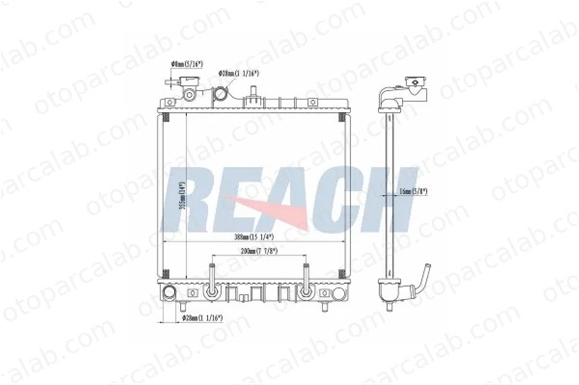 RENAULT ORJINAL 215595830R Su Radyatörü HYUNDAI ATOS 2531002150 2531002151