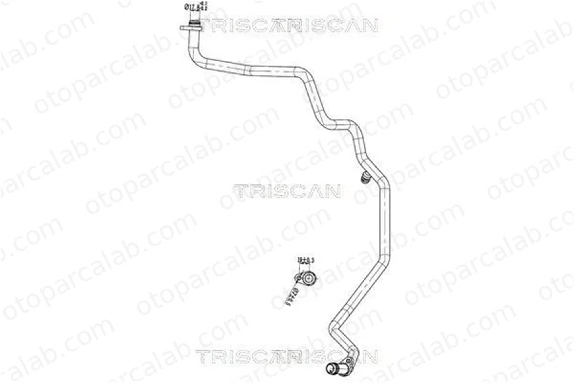 RENAULT ORJINAL 8200247440 Klima Hortumu RENAULT MEGANE II MEGANE II Station wagon 8200247440