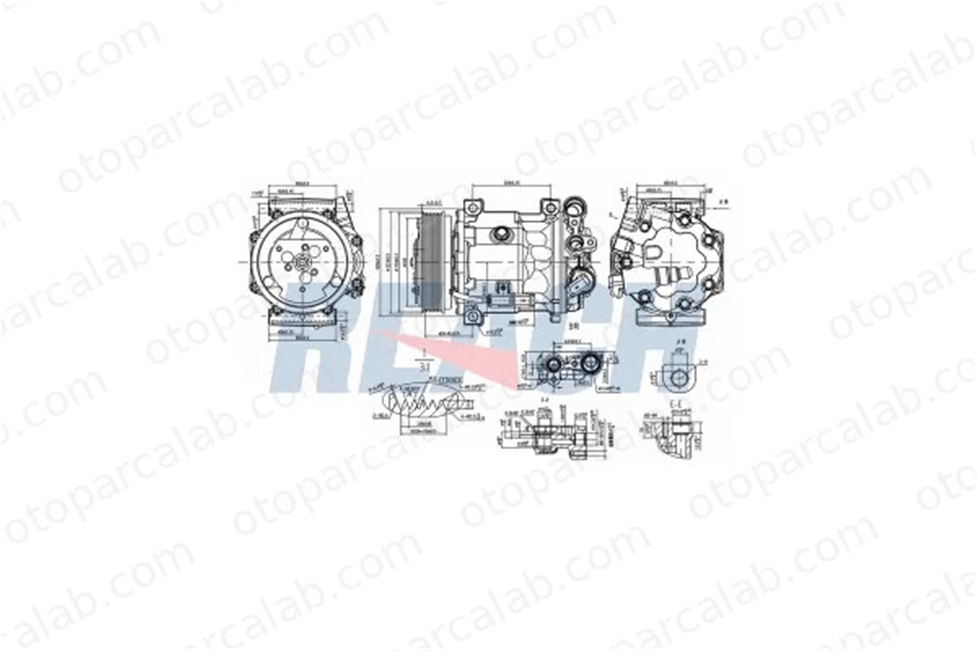 RENAULT ORJINAL 8200835879 Klima Kompresörü RENAULT LATITUDE 8200835879