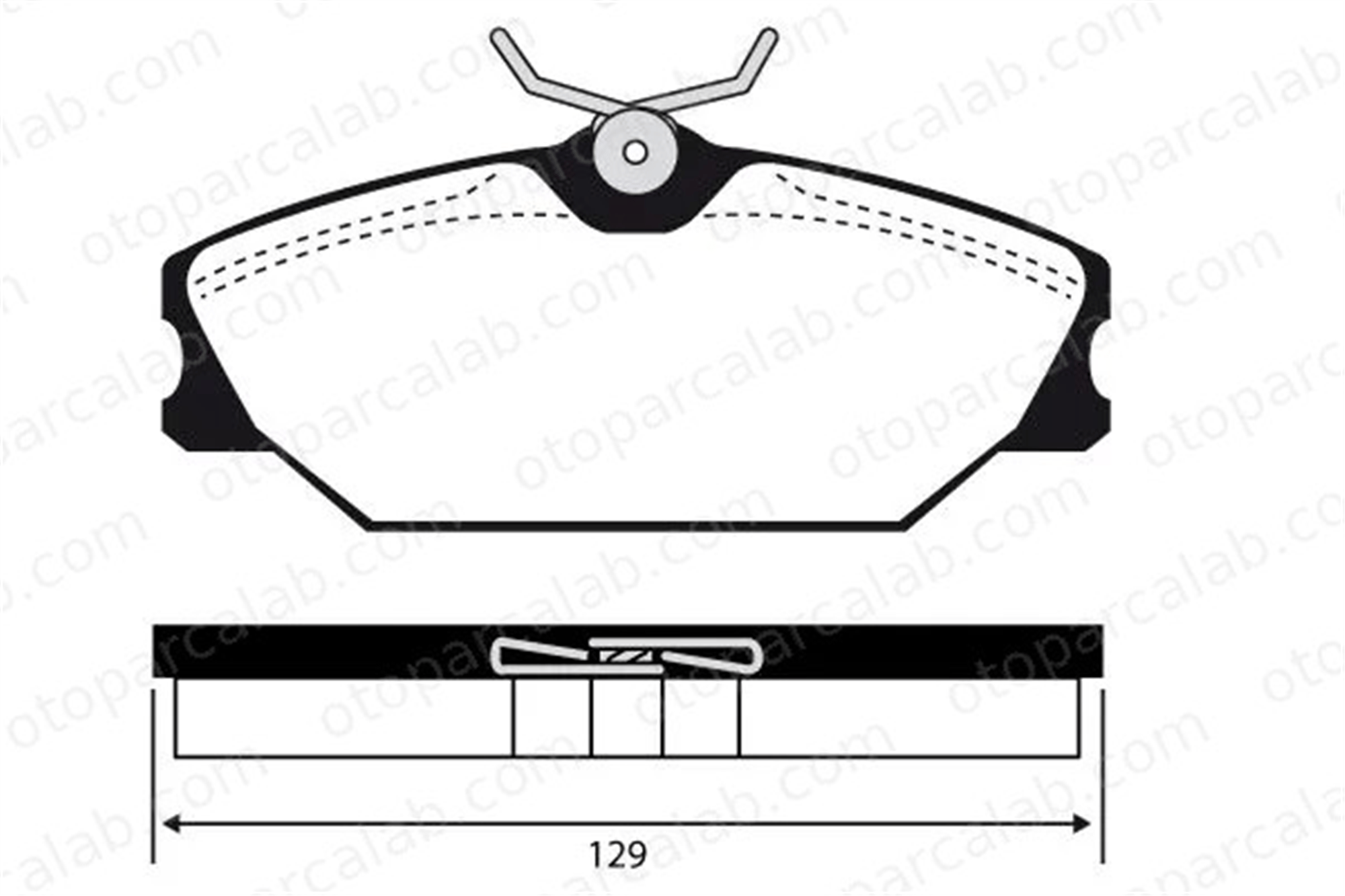 RENAULT ORJINAL 8671095202 Fren Disk Balata Ön RENAULT SCÉNIC I MPV LAGUNA I 8671095202 410604441R