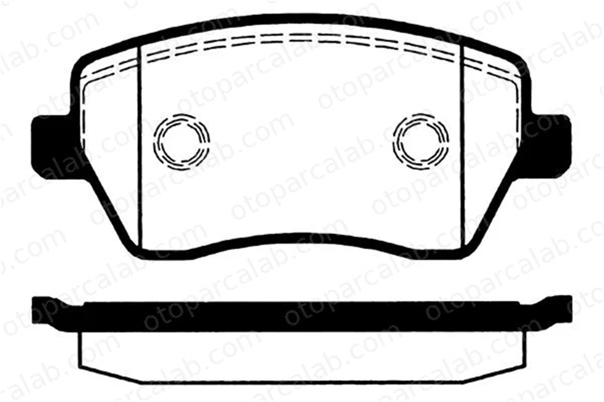 RENAULT ORJINAL 8671095218 Fren Disk Balata Ön RENAULT CLIO III CLIO III Grandtour 8671095218 410604775R