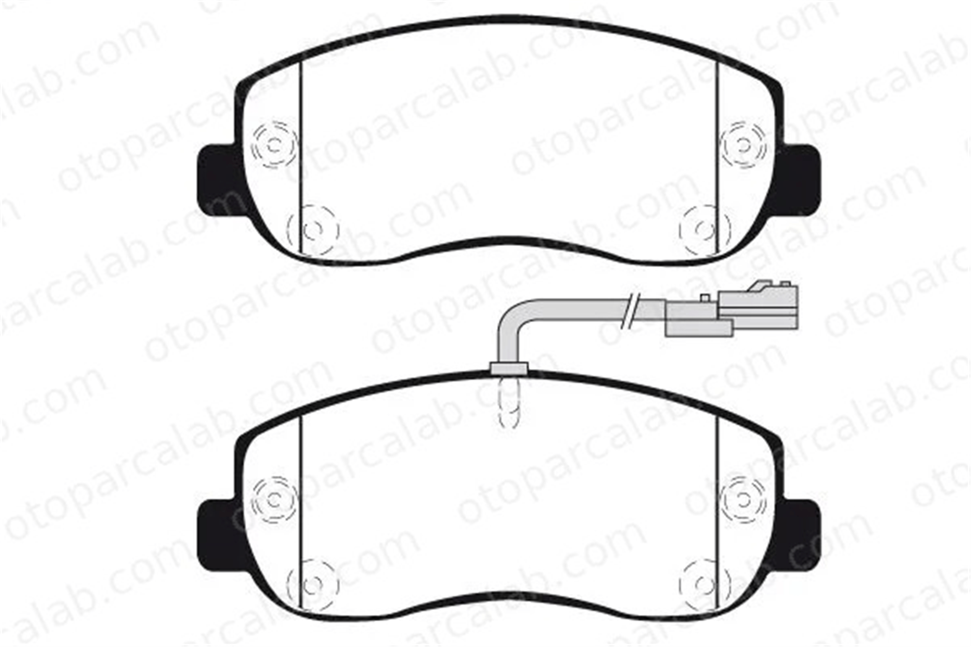 RENAULT ORJINAL 8671095427 Fren Disk Balata Ön RENAULT MASTER III Panelvan/Van OPEL MOVANO B Panelvan/Van 8671095427 4106000Q0L