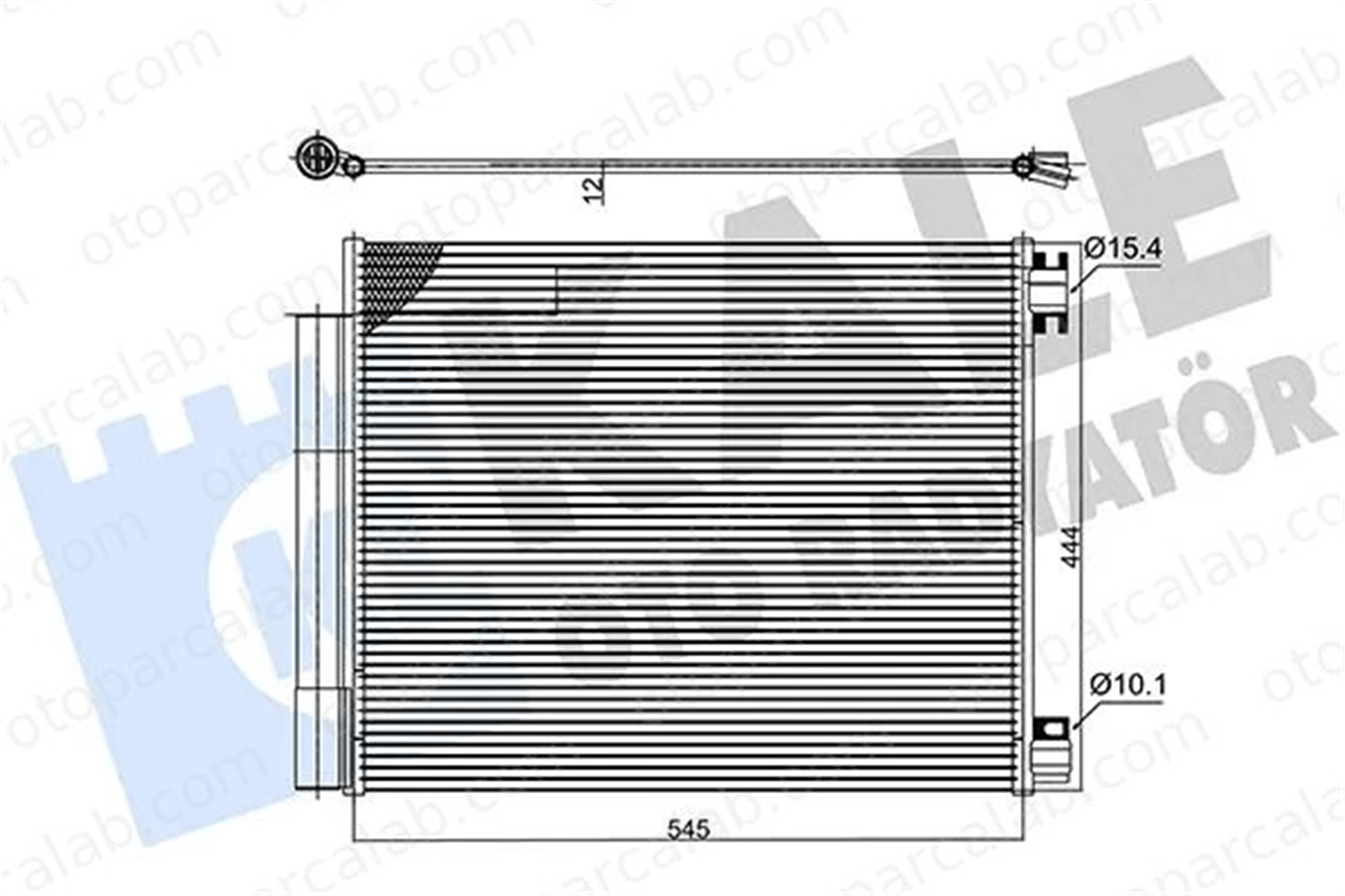 RENAULT ORJINAL 921007588R Klima Radyatörü RENAULT MEGANE IV Hatchback MEGANE IV Grandtour 921007588R 921001829R