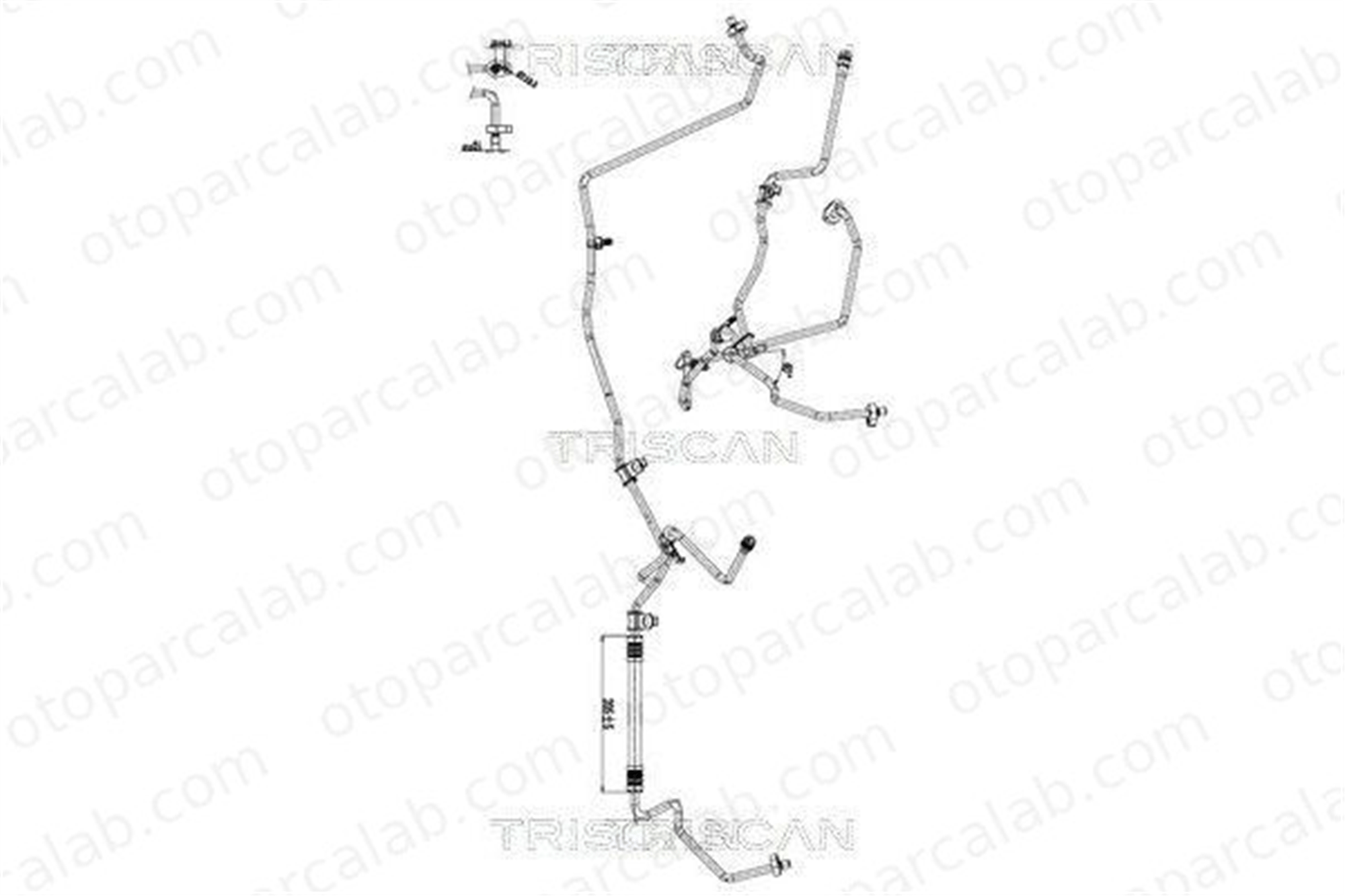 RENAULT ORJINAL 924401590R Klima Hortumu RENAULT MEGANE III Hatchback MEGANE III Grandtour 924401590R
