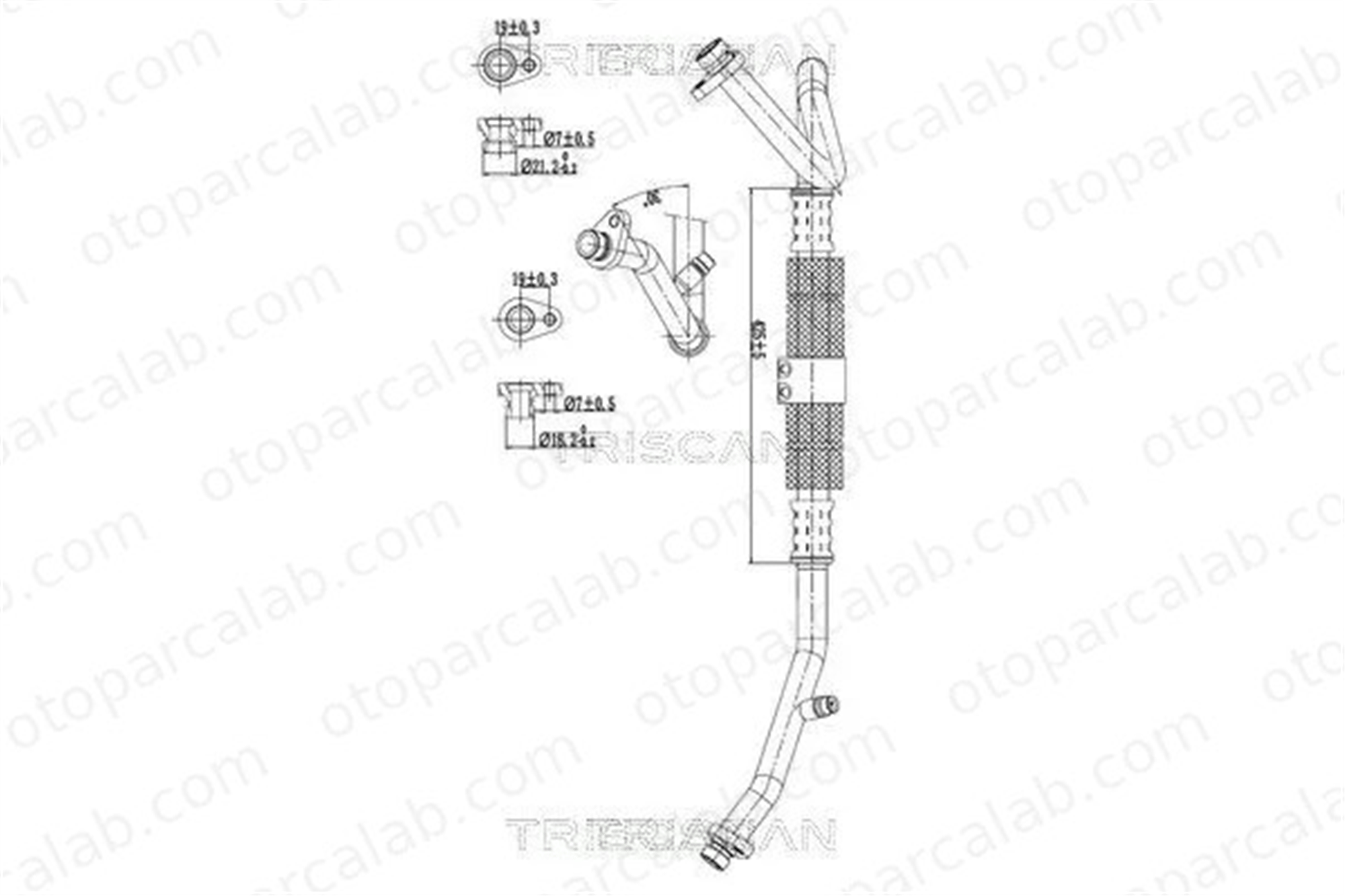 RENAULT ORJINAL 924548112R Klima Hortumu DACIA LODGY DOKKER Express Kasa/büyük limuzin 924548112R
