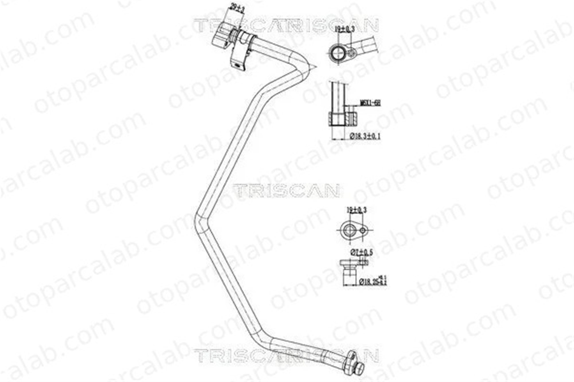 RENAULT ORJINAL 924800018R Klima Hortumu NISSAN NV400 Panelvan/Van NV400 Platform şasi 924800018R 9246000Q0E