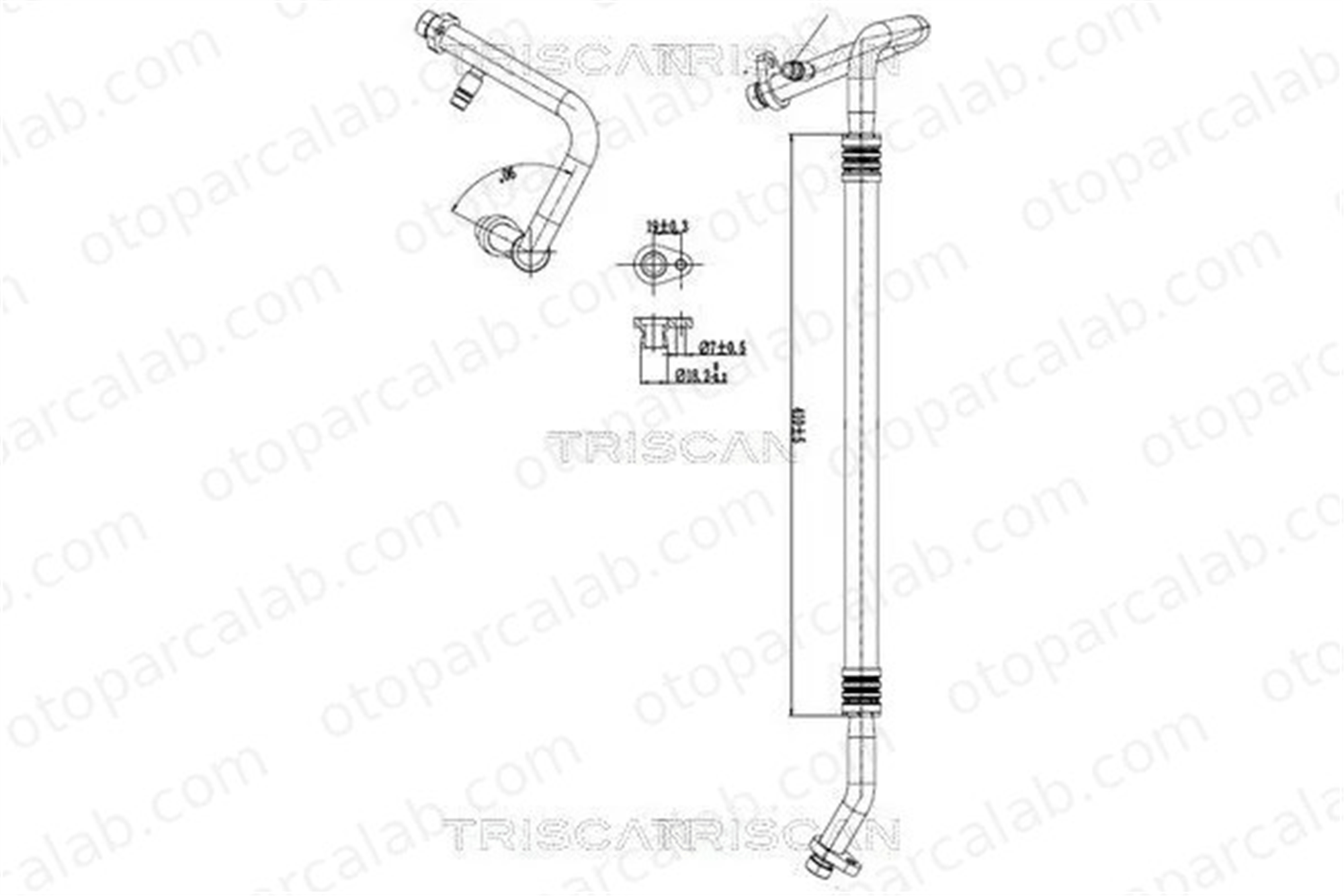 RENAULT ORJINAL 924801171R Klima Hortumu RENAULT MASTER III Panelvan/Van NISSAN NV400 Panelvan/Van 924801171R 9246000Q0F