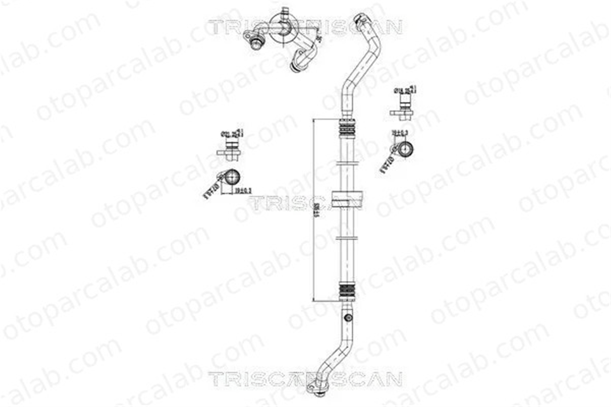 RENAULT ORJINAL 924809444R Klima Hortumu DACIA DUSTER DUSTER Kasa/SUV 924809444R