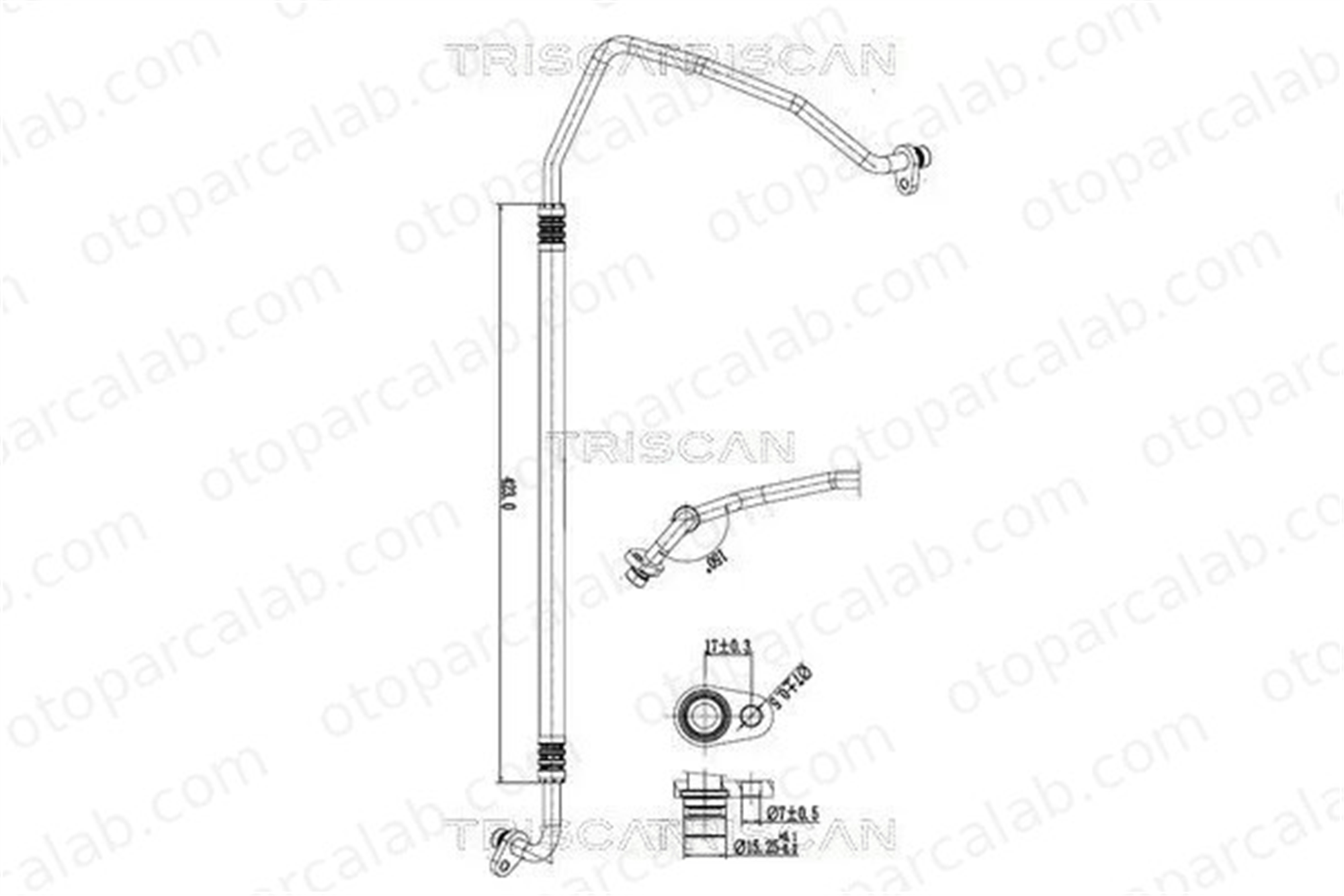 RENAULT ORJINAL 924903371R Klima Hortumu DACIA LOGAN MCV II SANDERO II 924903371R