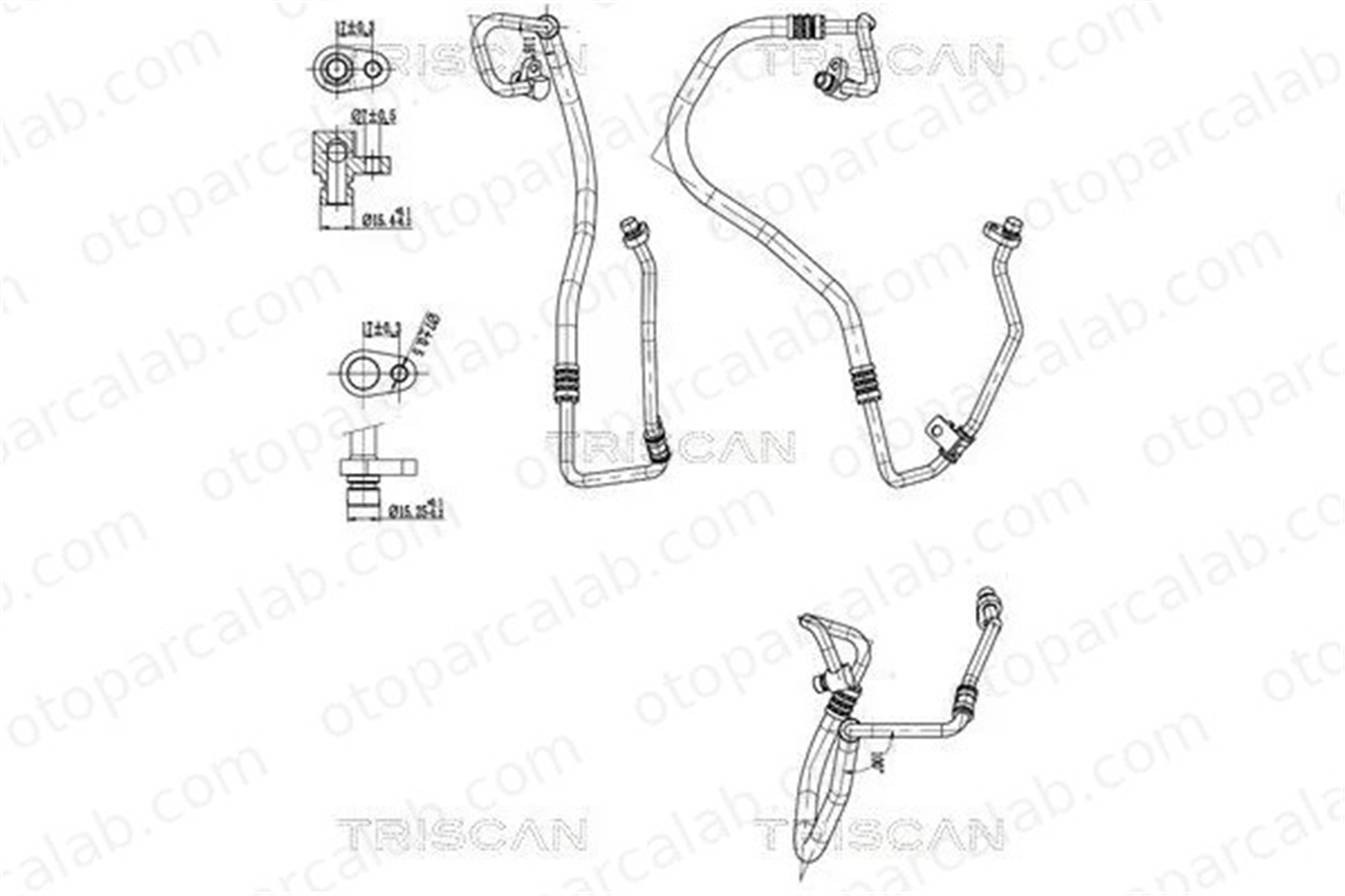 RENAULT ORJINAL 924903921R Klima Hortumu DACIA LODGY DOKKER Express Kasa/büyük limuzin 924903921R 924903681R