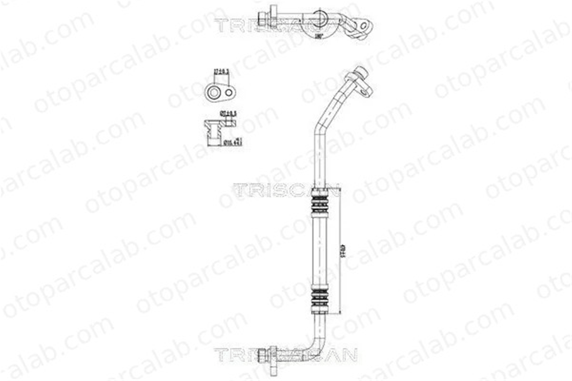 RENAULT ORJINAL 924909815R Klima Hortumu DACIA LOGAN II LOGAN MCV II 924909815R