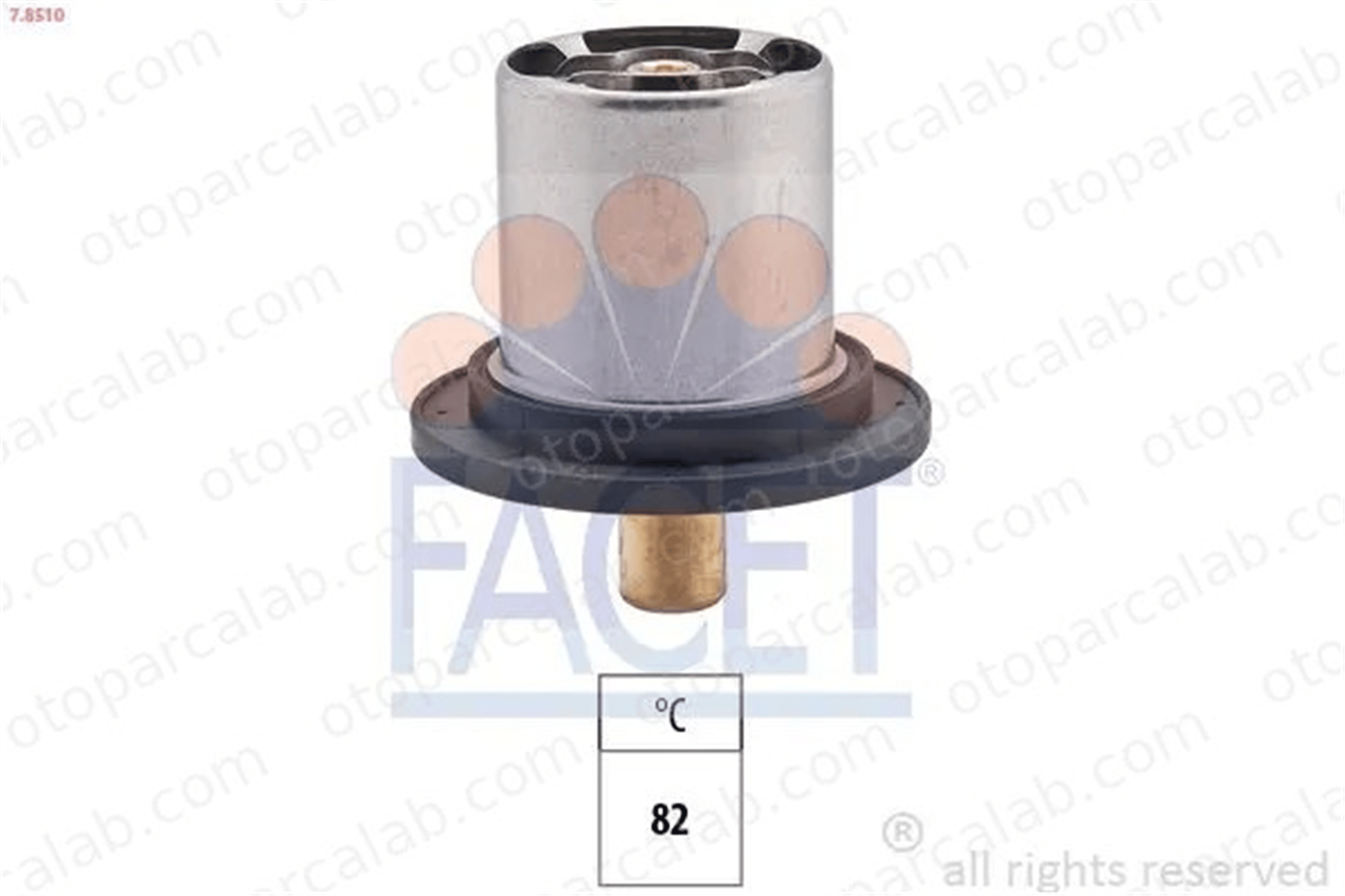 RENAULT ORJINAL 9617028380 Termostat CITROËN C5 I Break PEUGEOT 406 9617028380 133873