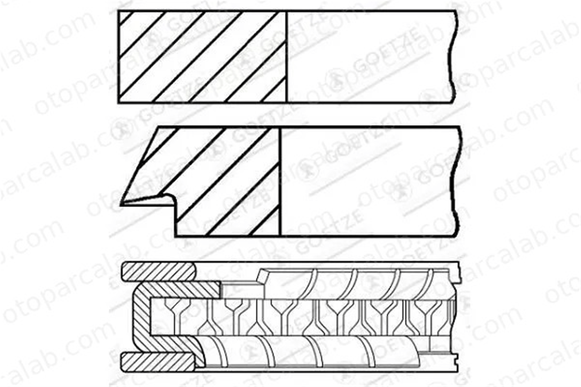 RIK 26140-050 Segman (75.50MM-0.50) VW POLO III SEAT CORDOBA 26140-050