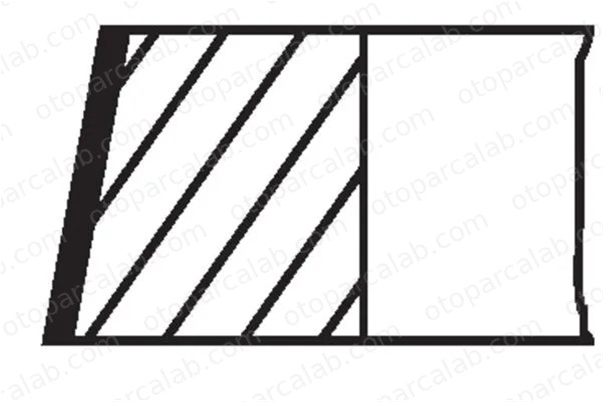 RIK 43510-000 Segman (83.00MM-STD) AUDI A4 B7 A4 B7 Avant 43510000 6C198151B