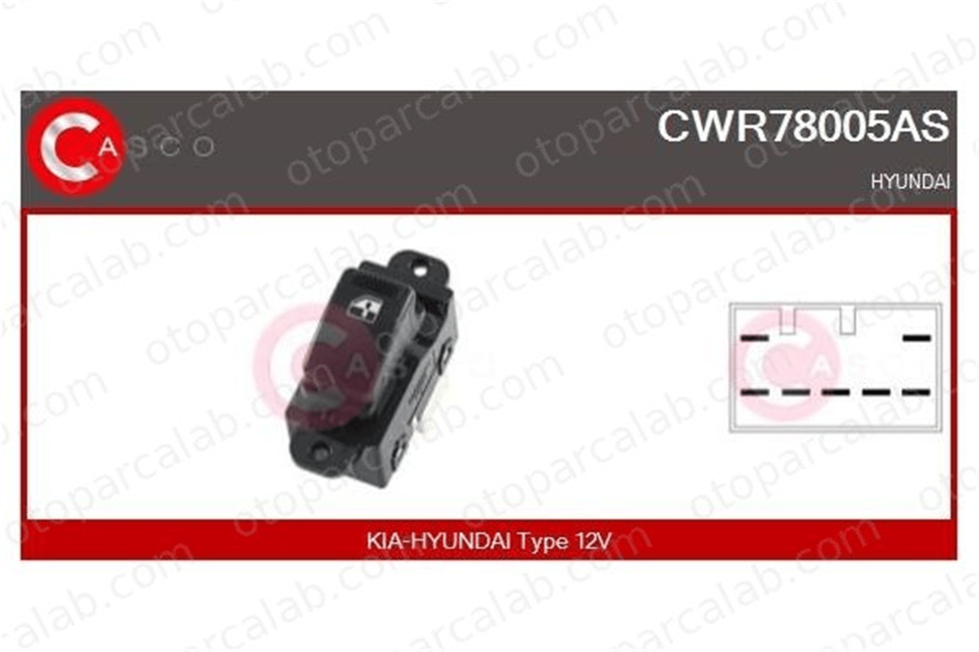 ROCKSWELL A045 Cam Açma Düğmesi Ön Sağ HYUNDAI H100 Platform şasi 935804F000MP