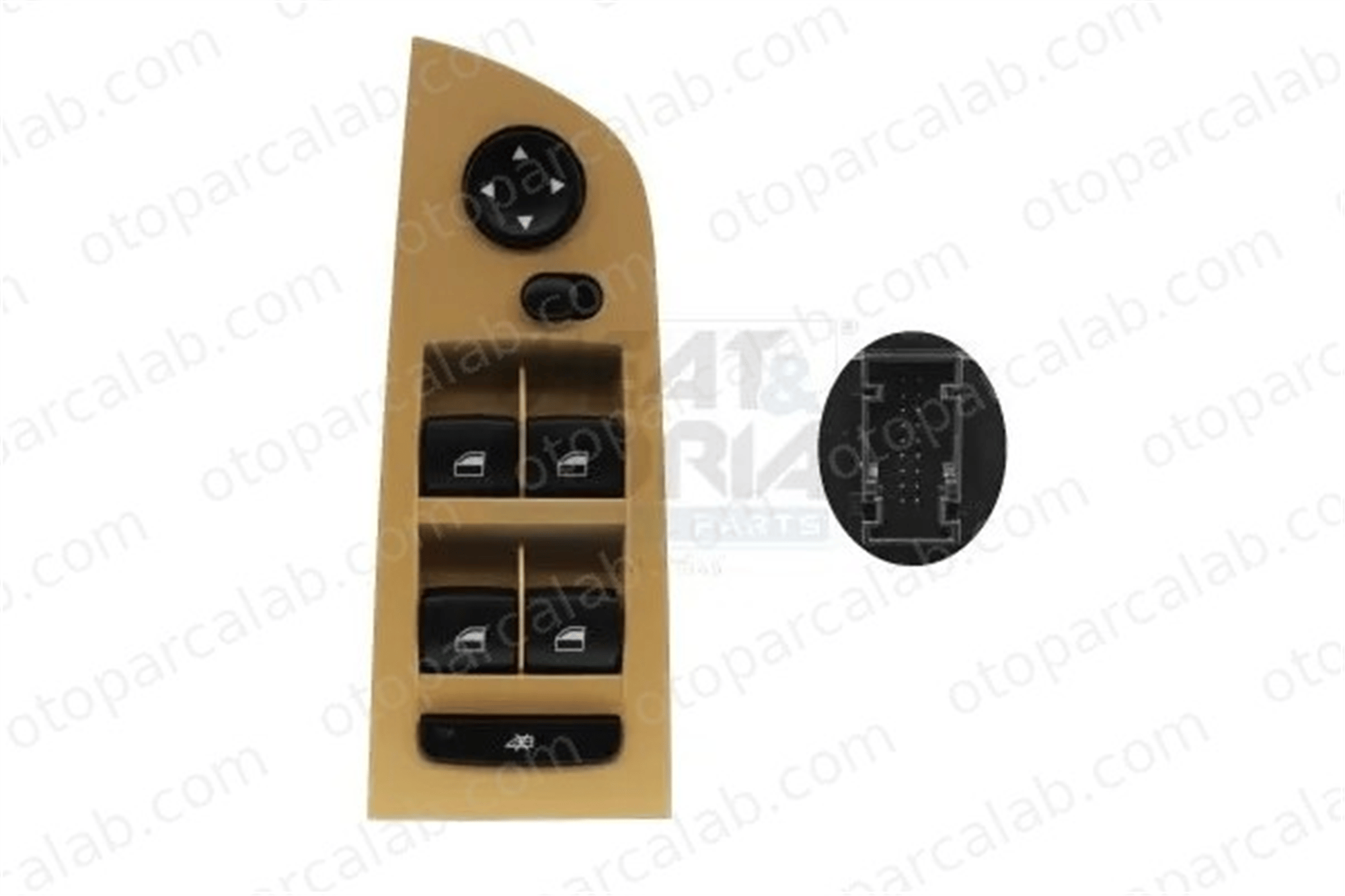 ROCKSWELL A268 Cam Açma Düğmesi Ön Sol BMW 3 Touring 3 61319217331 61316948628