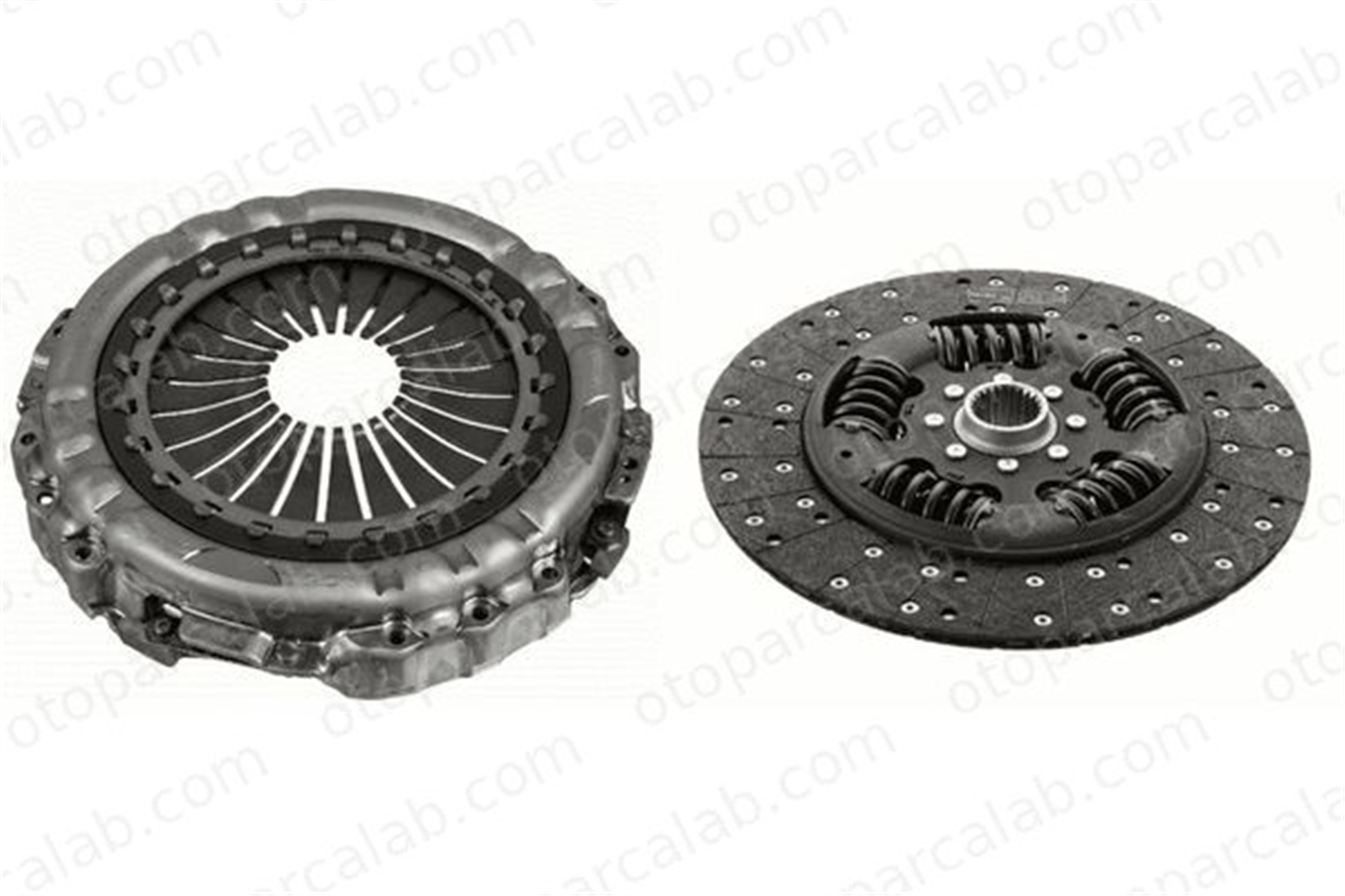 SACHS 3400 700 601 Debriyaj Seti VOLVO FL6 RENAULT TRUCKS MIDLINER 7485013887 85013893