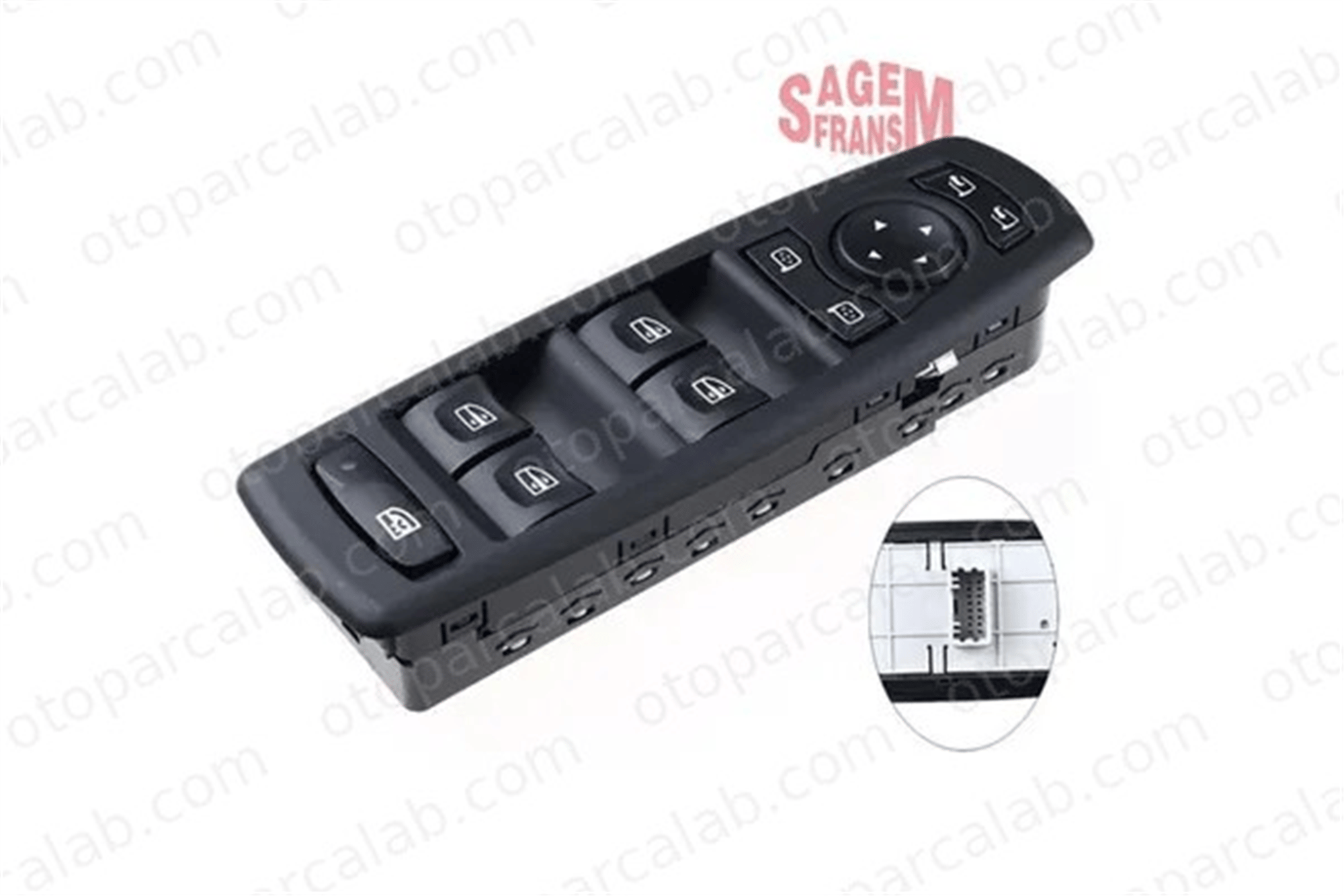 SAGEM 500127 Cam Açma Düğmesi Ön Sol RENAULT LAGUNA III LAGUNA III Grandtour 809610006R 254000015R