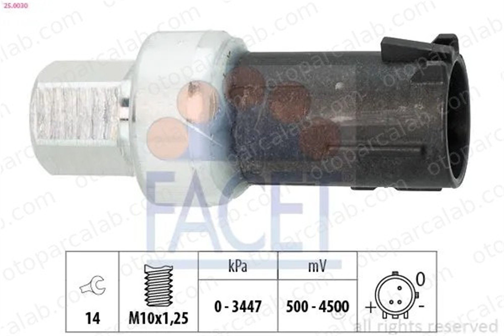 SAGEM 70206 Klima Basınç Müşürü FORD FOCUS III Turnier MONDEO IV 19D594 4673935