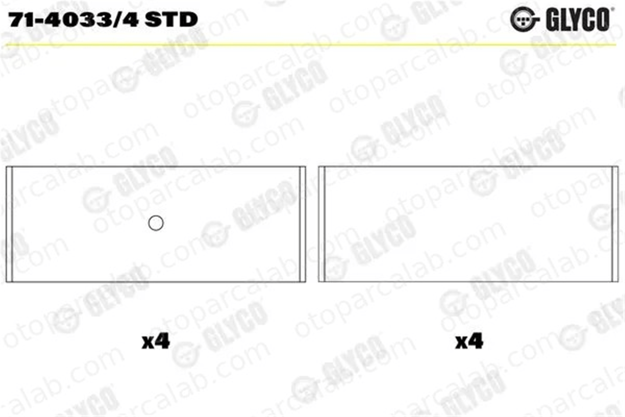SAHIN KL4805SPSTD Kol Yatak (STD) ŞAHİN KL4805SPSTD FIAT PANDA PUNTO 71732994 46797936