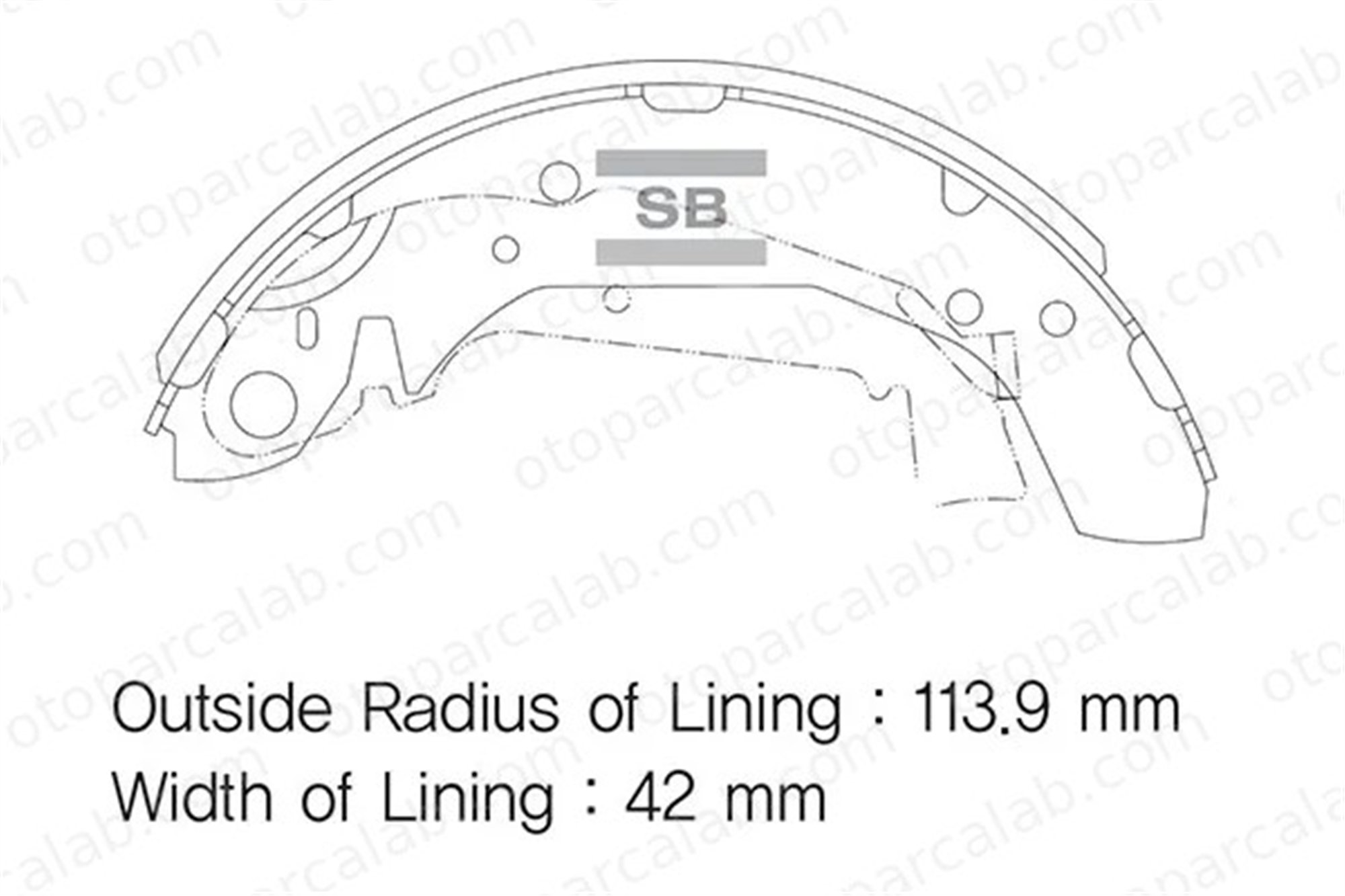 SANGSIN SA111 Fren Pabuçlu Balata Arka HYUNDAI SANTA FÉ I TUCSON 583502EA10 5830528A00