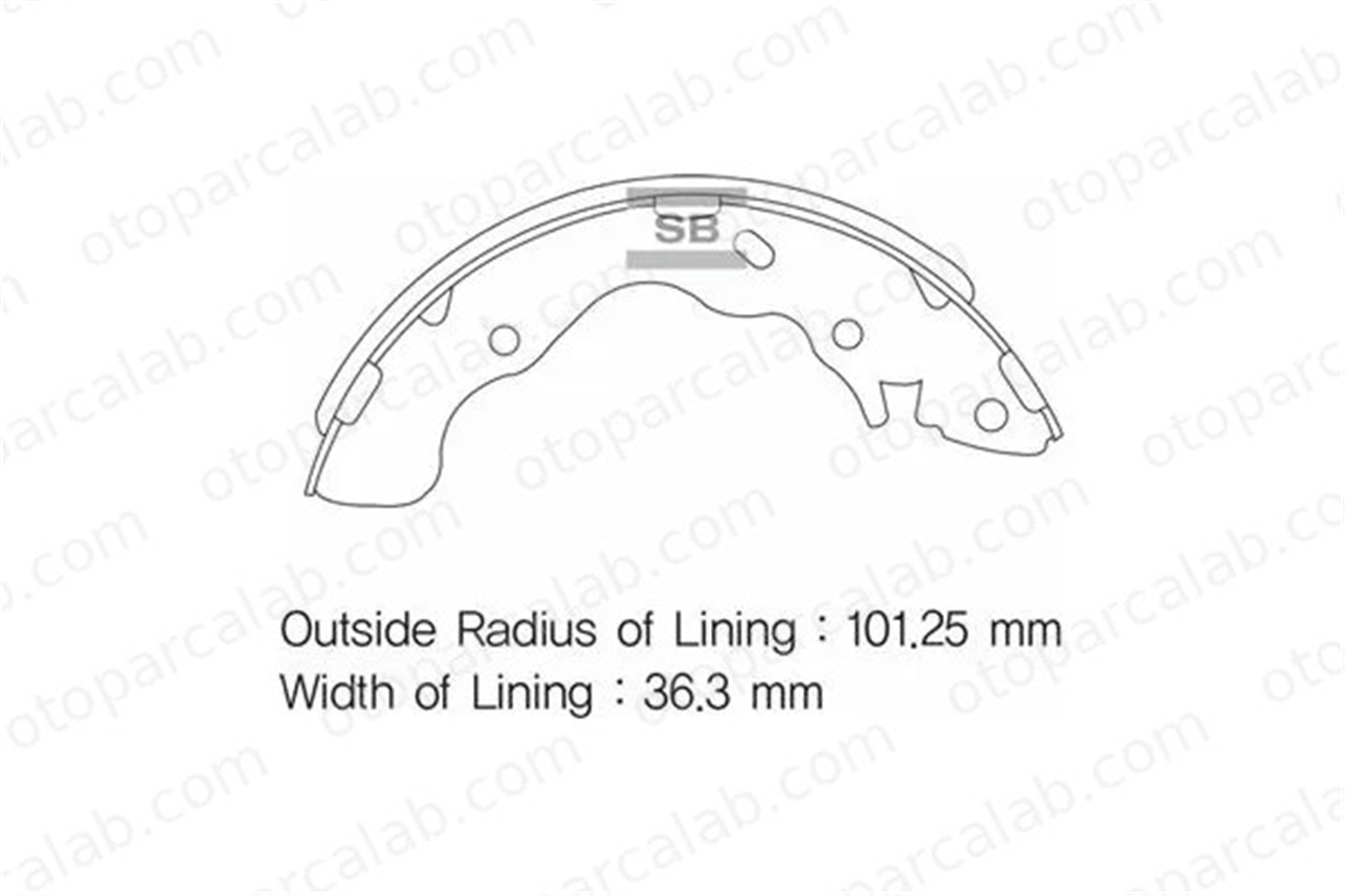 SANGSIN SA128 Fren Pabuçlu Balata Arka HYUNDAI ACCENT II ACCENT II Sedan 5830525A00 5830525A10
