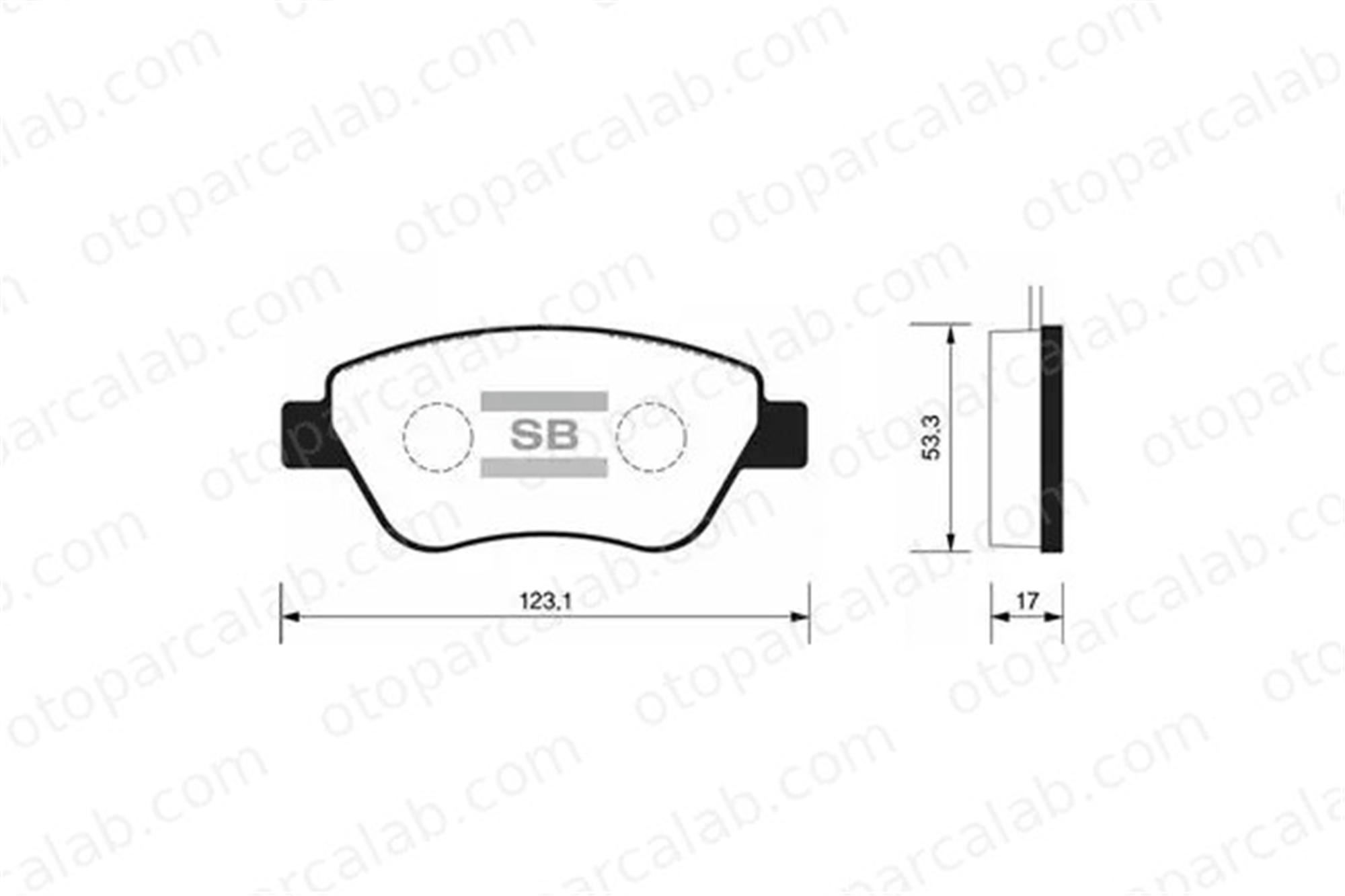 SANGSIN SP1201A Fren Disk Balata Ön FIAT DOBLO Kasa/büyük limuzin IDEA 77364919 71770078