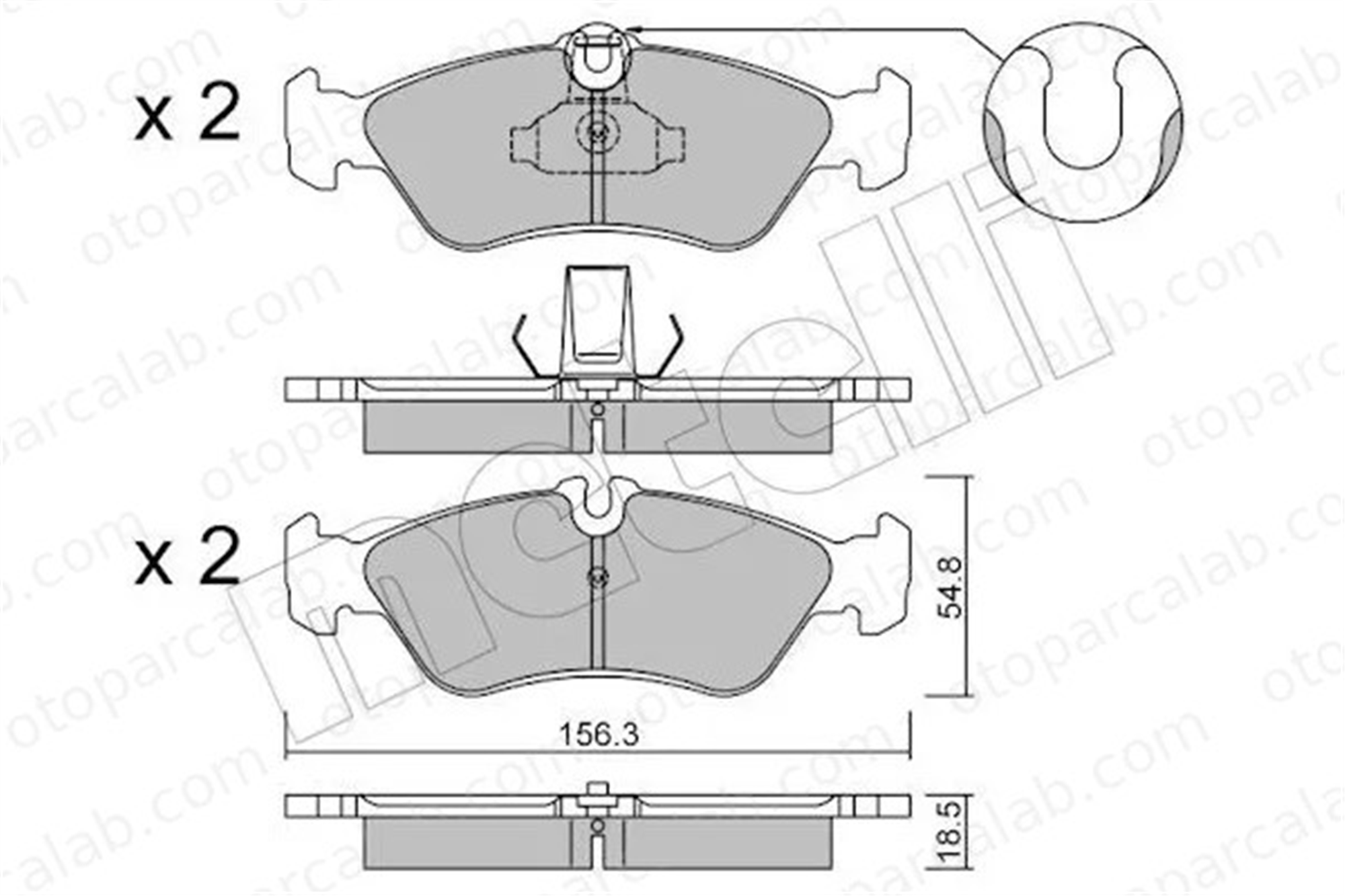 SANGSIN SP1274A Fren Disk Balata Ön MERCEDES-BENZ SPRINTER 3-t Panelvan/Van SPRINTER 3-t Minibüs/Otobüs 2D0698451 24204020