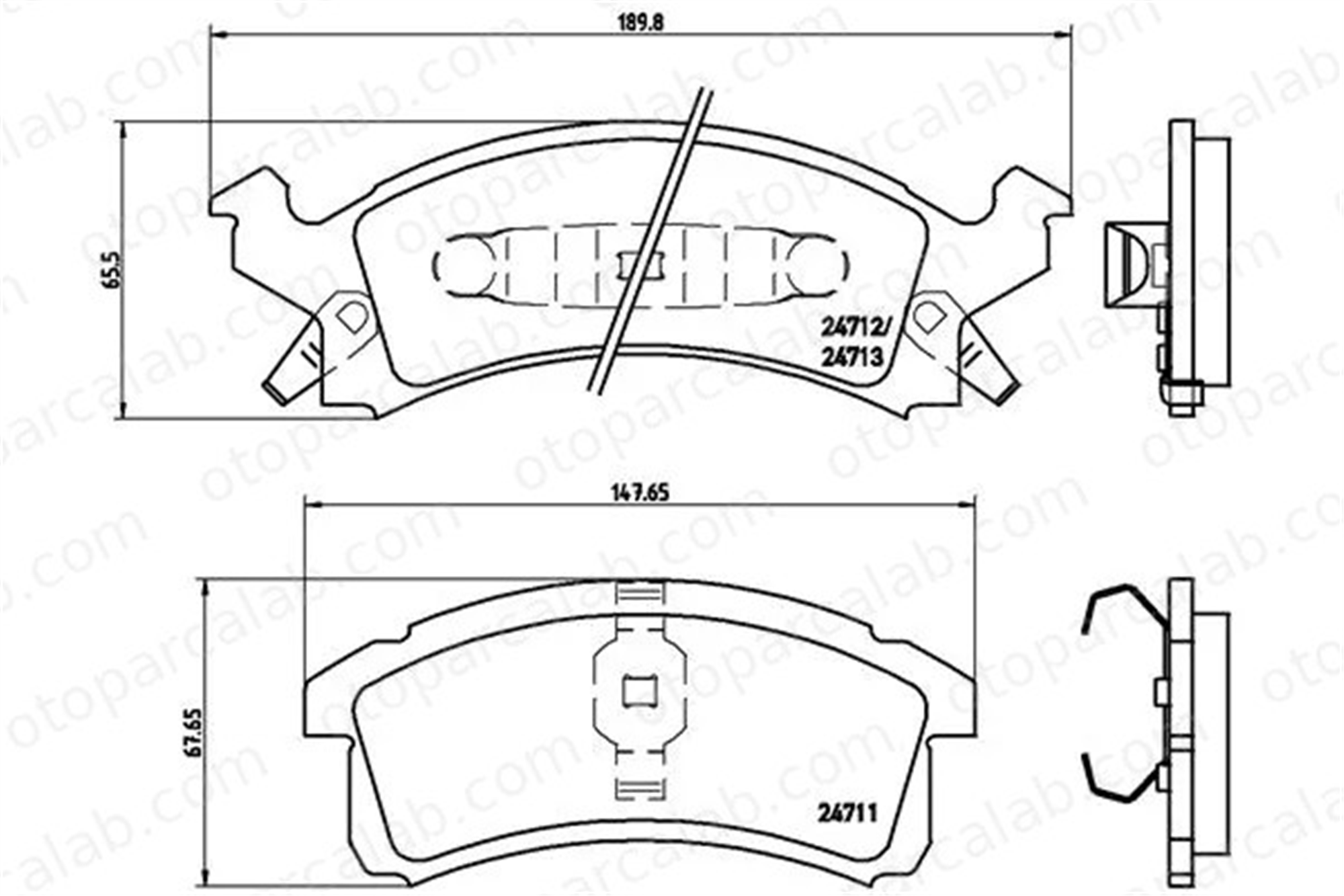 SANGSIN SP1280 Fren Disk Balata Ön CHEVROLET CAPRICE CAPRICE Station wagon 12510015 18004633