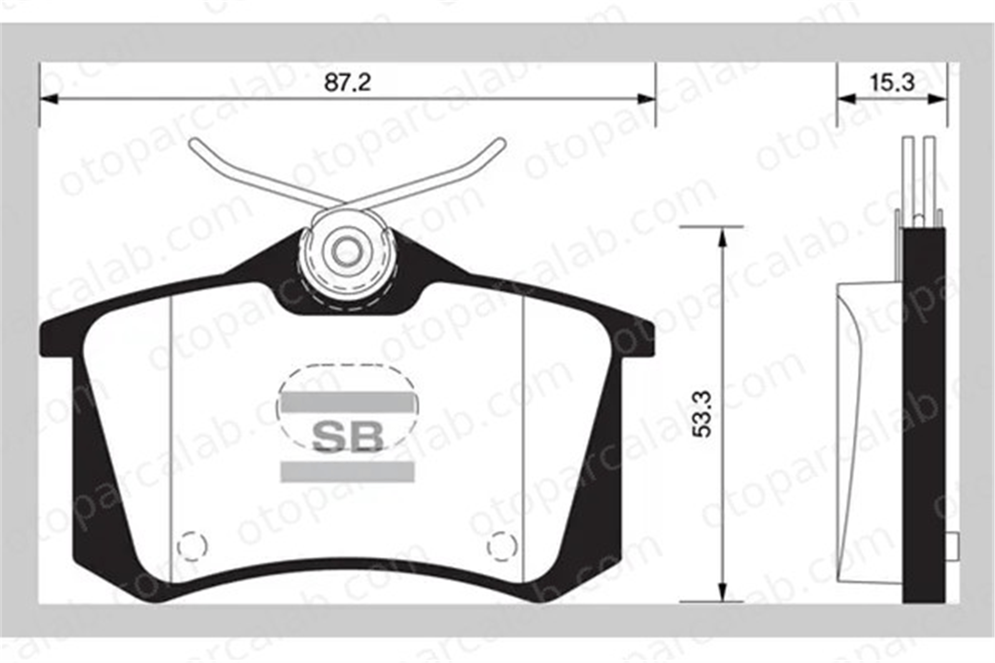 SANGSIN SP1391 Fren Disk Balata Arka PEUGEOT 405 I VW GOLF III 1H0698451F 425056