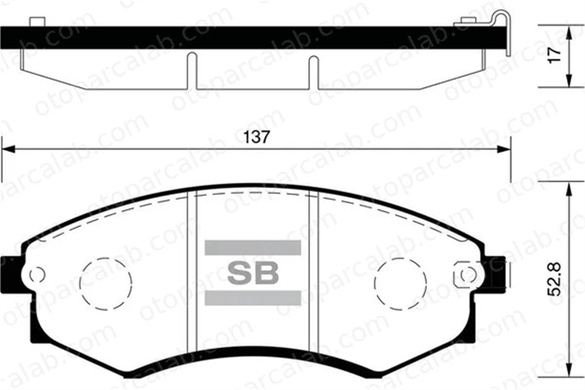 SANGSIN SP1408 Fren Disk Balata Ön ISUZU D-MAX I 8973682510 8973186690