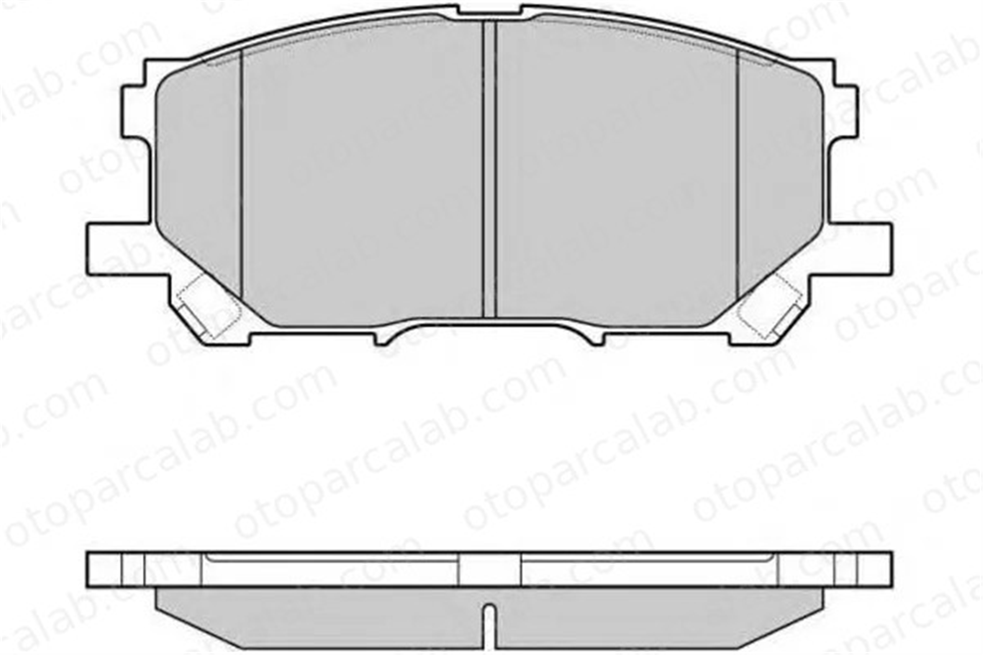 SANGSIN SP1456 Fren Disk Balata Ön LEXUS RX 446548080 446548110