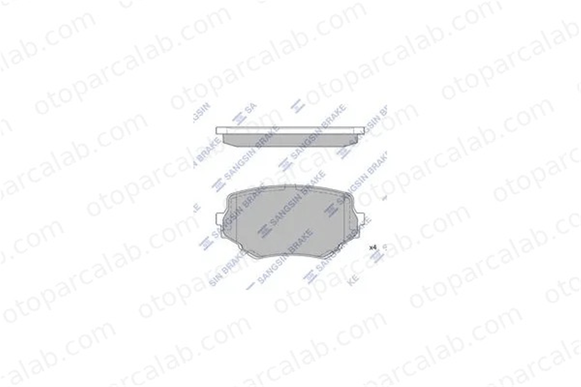 SANGSIN SP1535 Fren Disk Balata Ön SUZUKI GRAND VITARA I VITARA 5520077E00 5520065D10