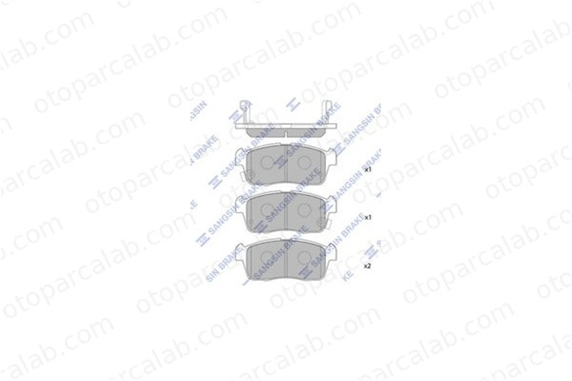 SANGSIN SP1549 Fren Disk Balata Ön DAIHATSU COPEN SUZUKI IGNIS I 4465B1010 5581080G10