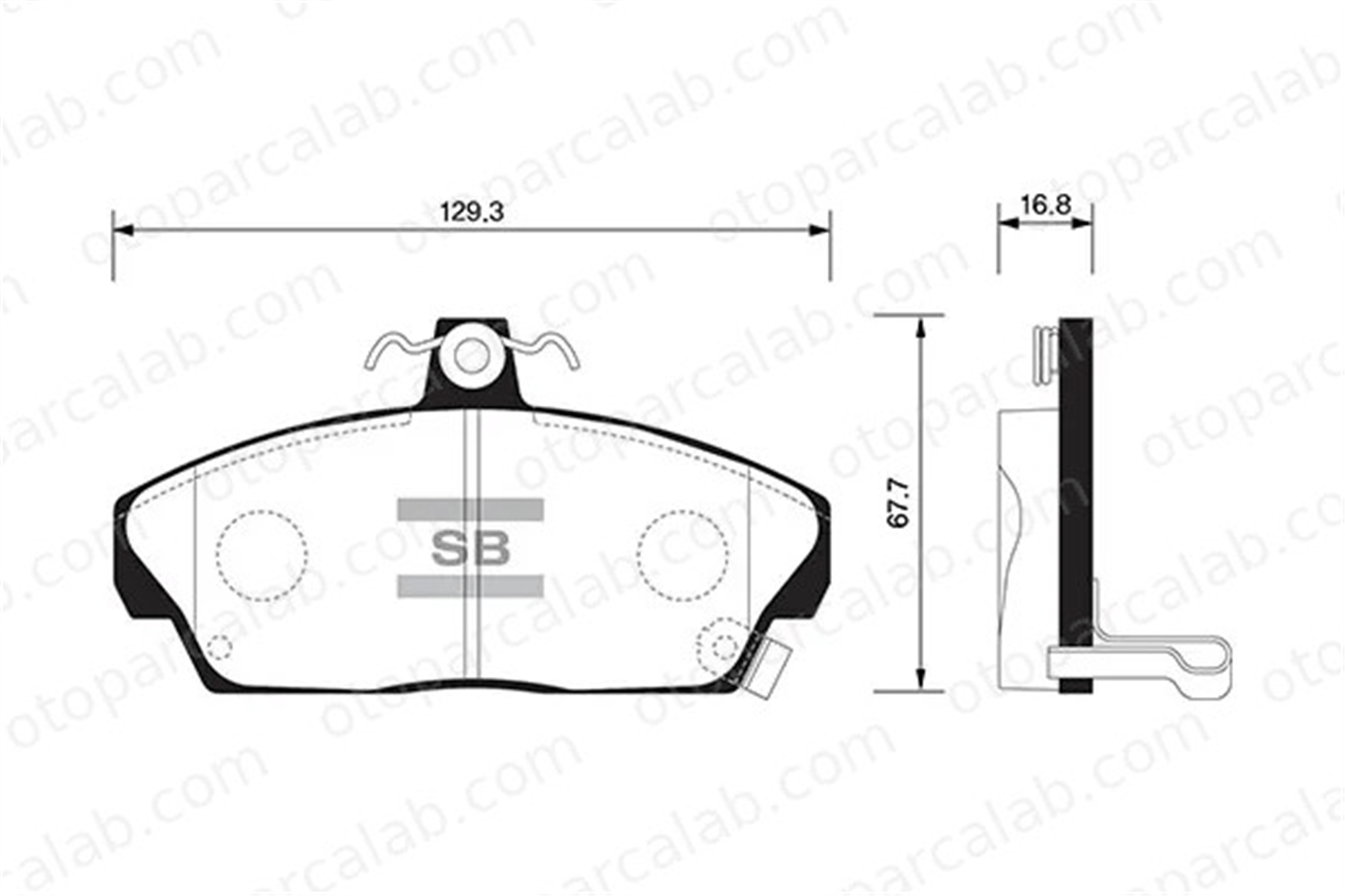 SANGSIN SP1571 Fren Disk Balata Ön ROVER 200 II Hatchback 400 II 45022ST3E01 450221SK3E01