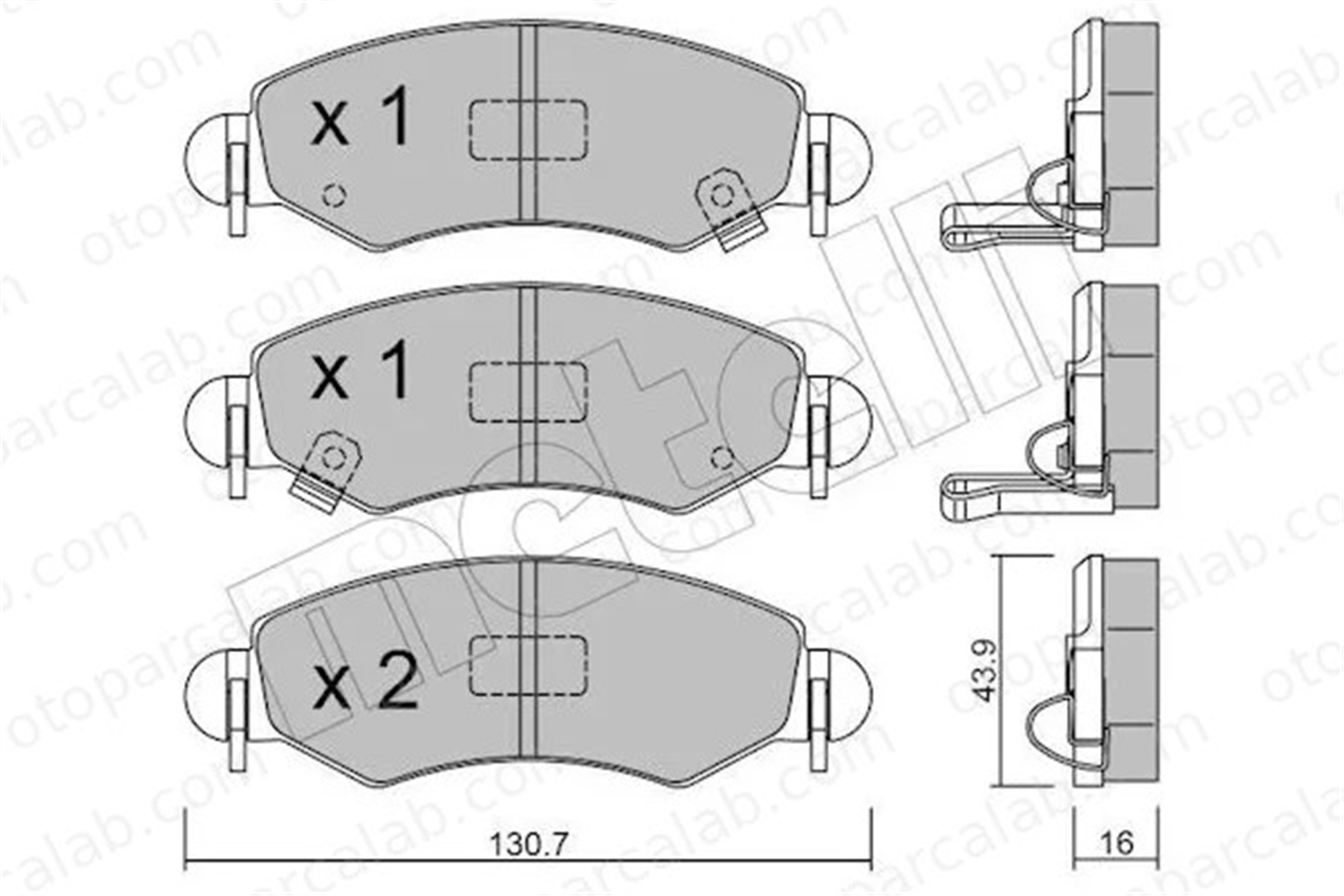 SANGSIN SP1601 Fren Disk Balata Ön OPEL AGILA SUZUKI IGNIS II 4706835 5581084E00
